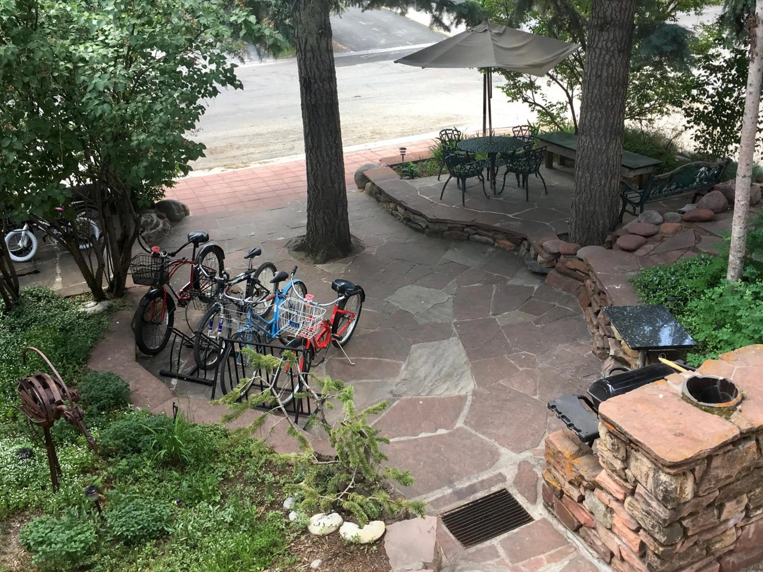 Patio in Tyrolean Lodge