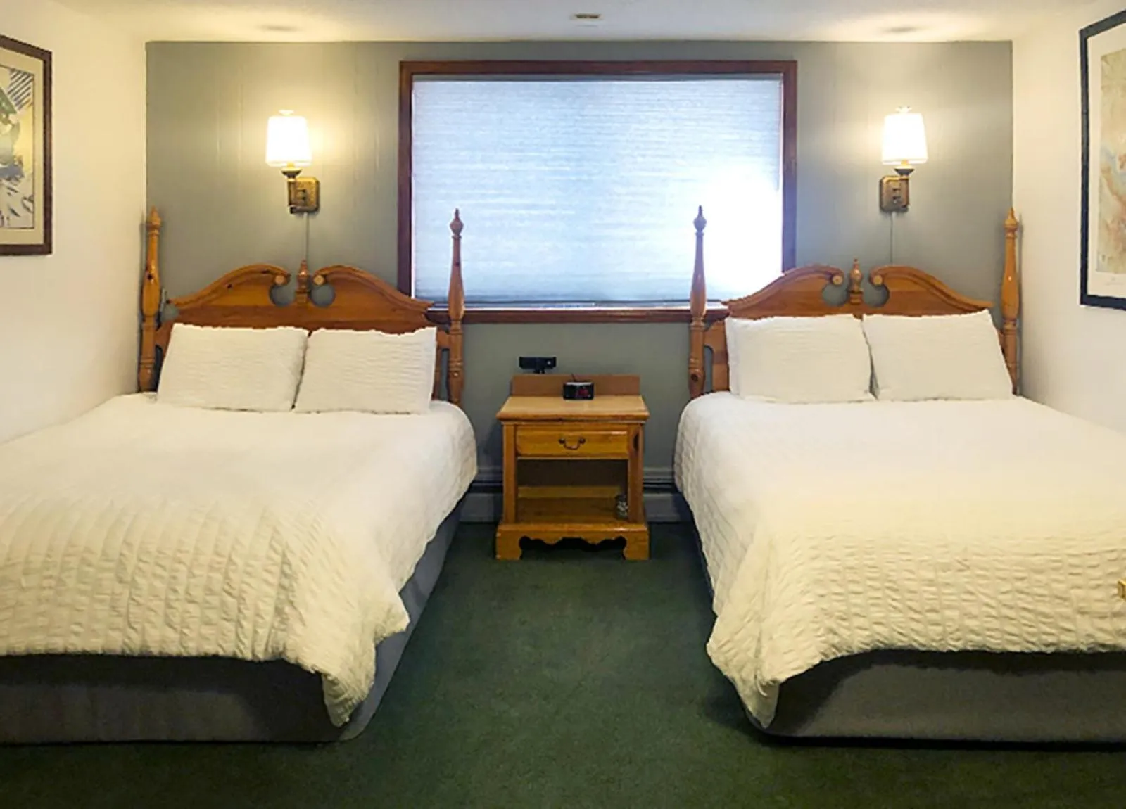 Bed in Tyrolean Lodge
