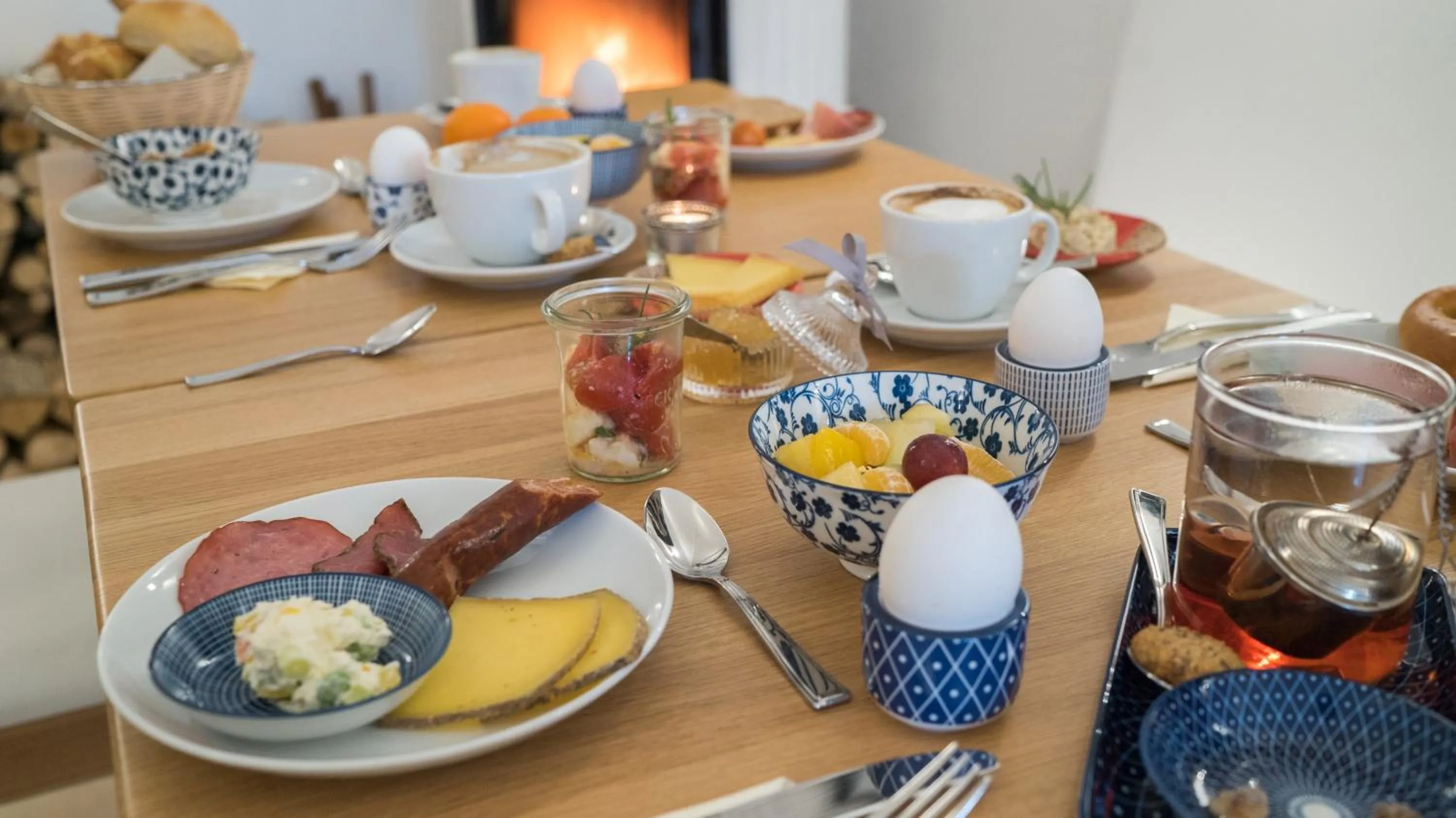 Restaurant/places to eat in BioHotel Schloss Kirchberg