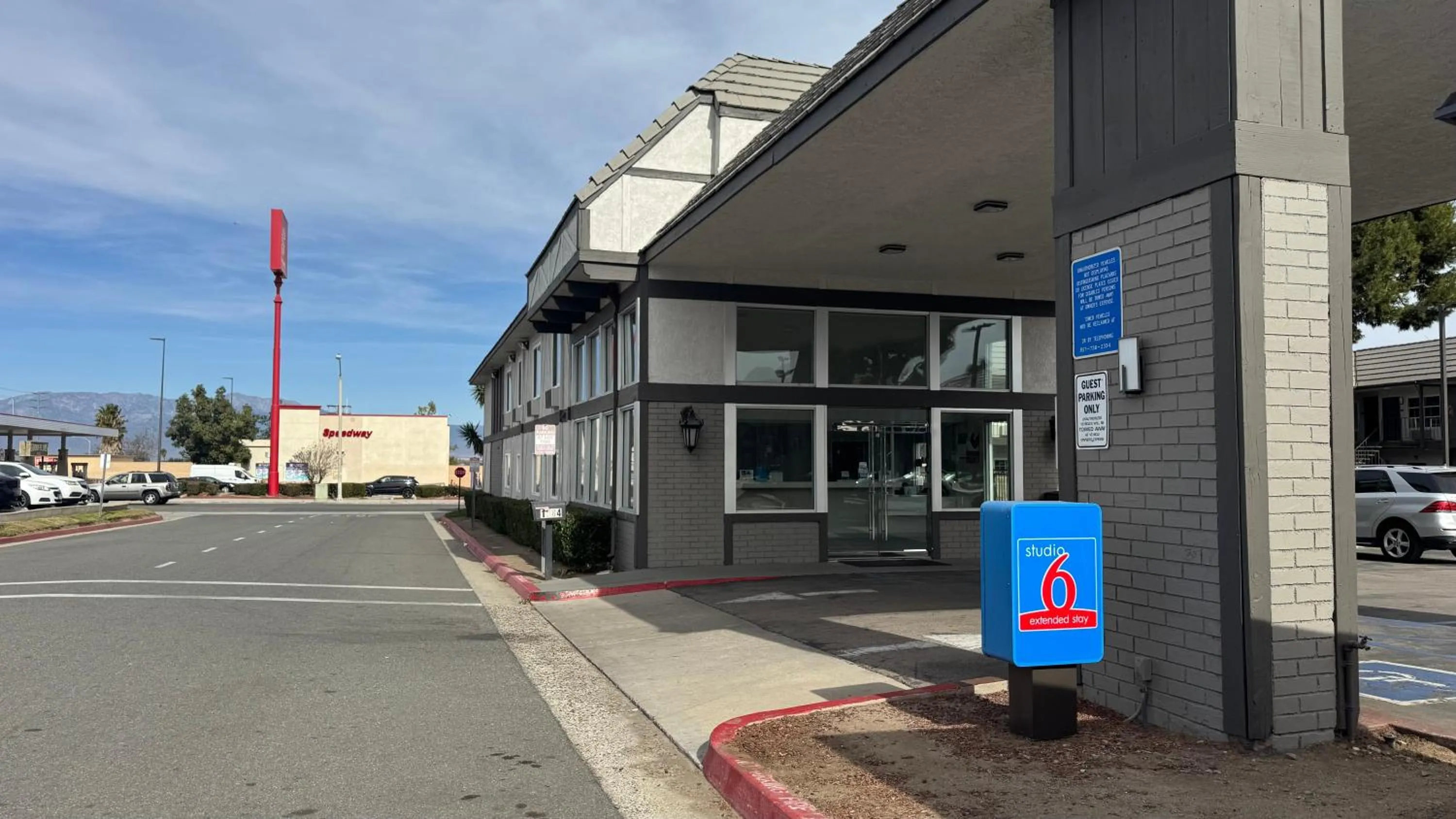 Property building in Studio 6 Corona, CA West