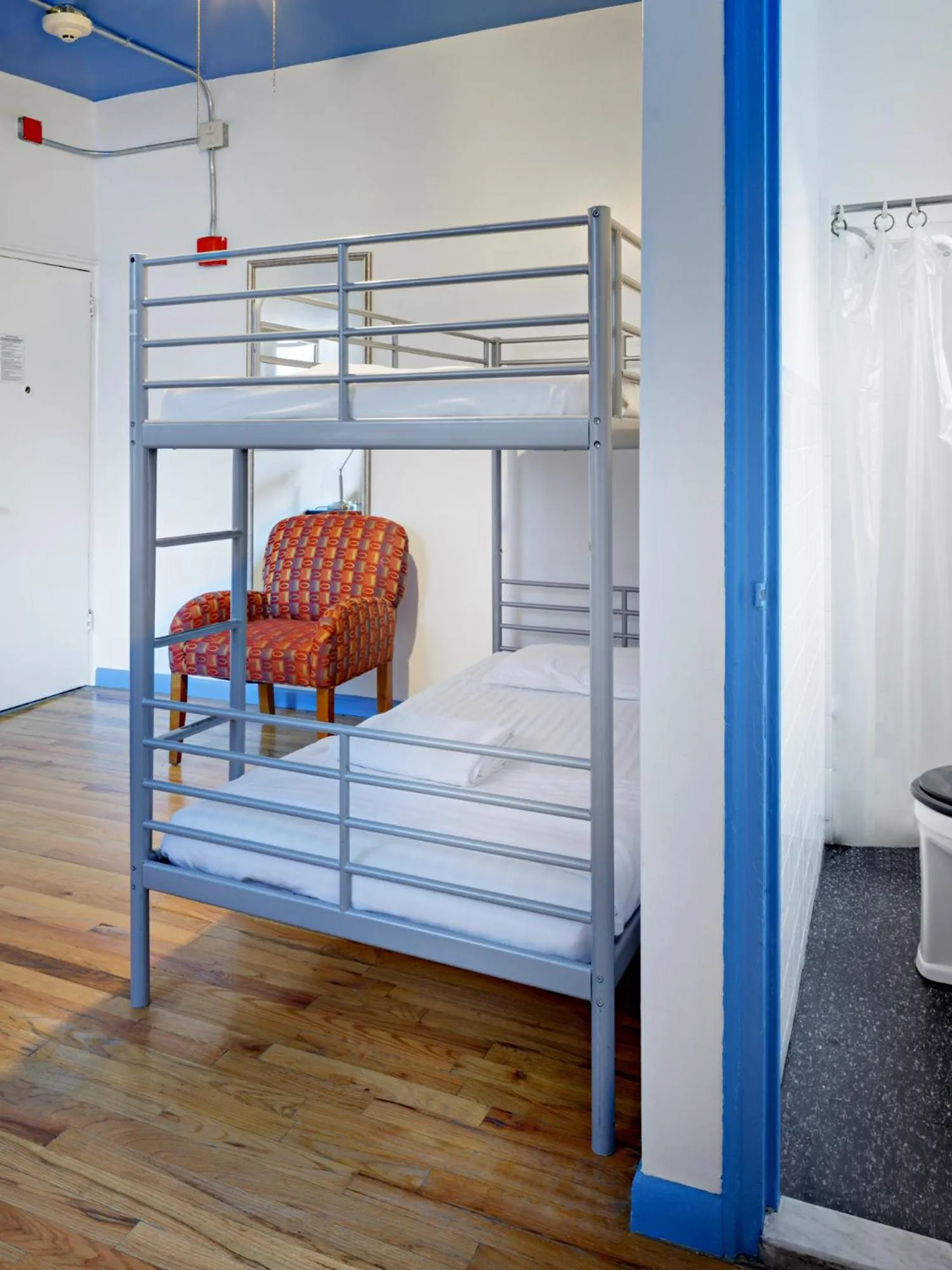 Bathroom, Bed in Central Park West Hostel