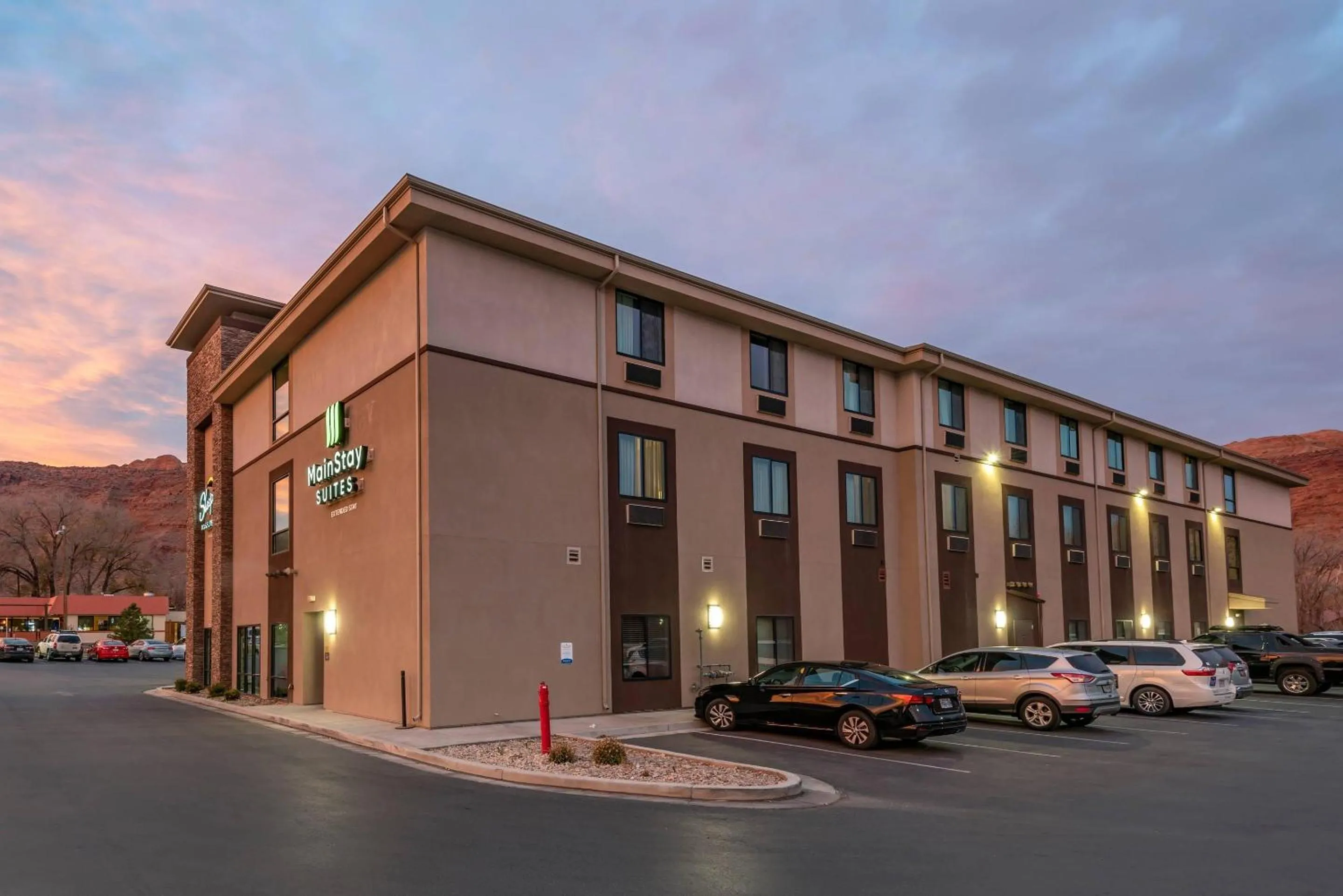 Property building in MainStay Suites Moab near Arches National Park