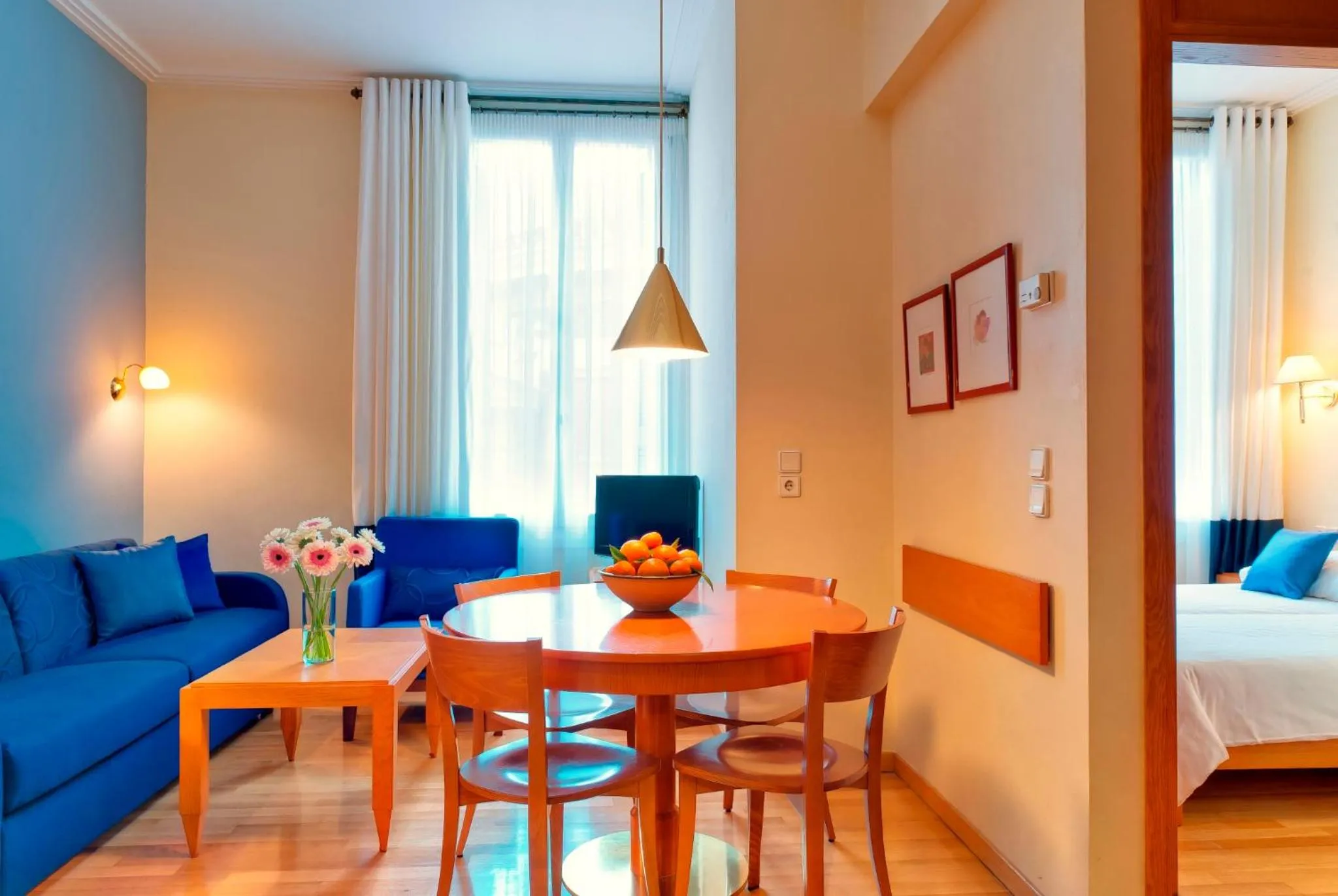 Seating area, Bed in Hapimag Apartments Athens