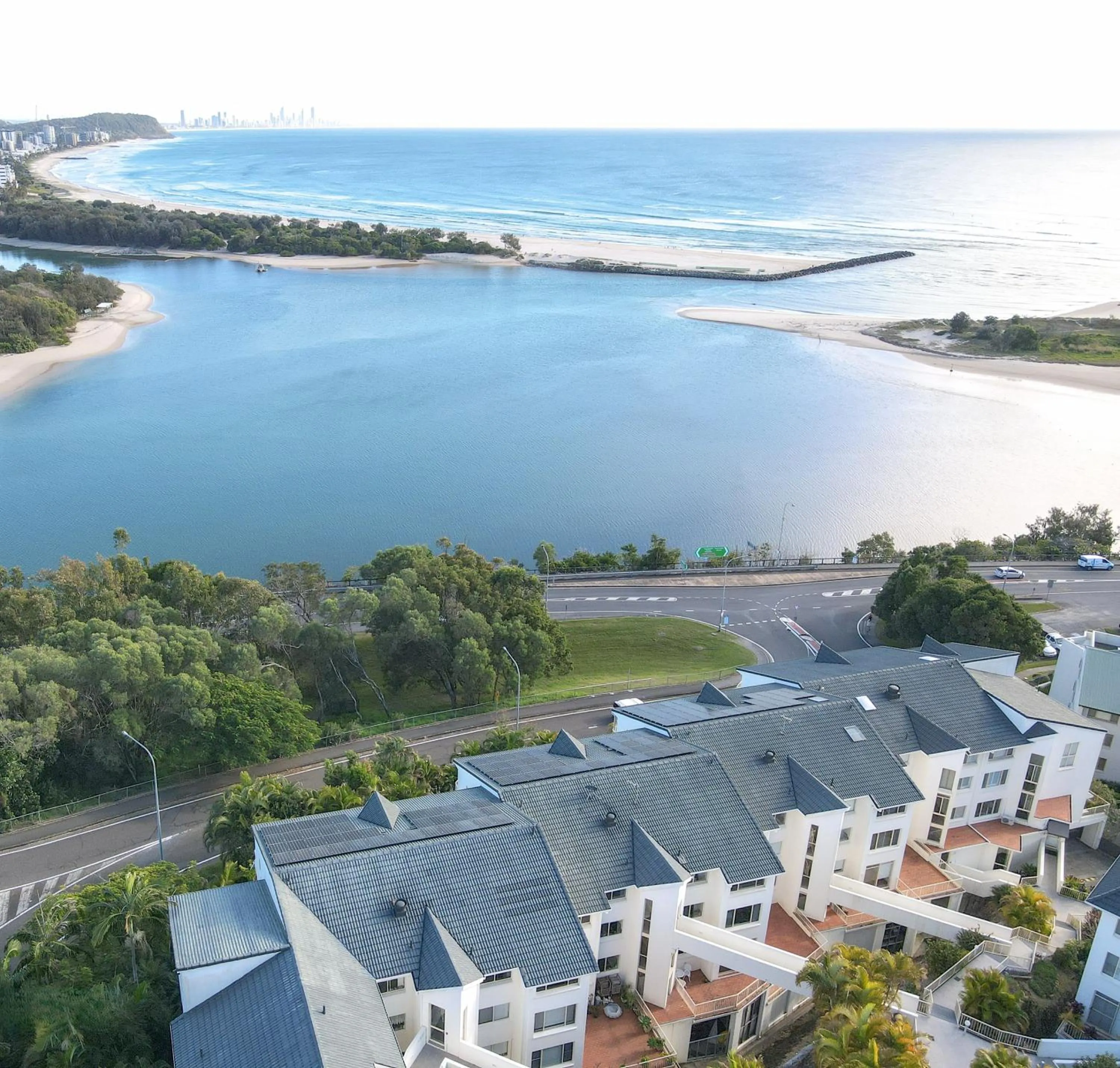 Bird's eye view in The Hill Apartments Currumbin Beach