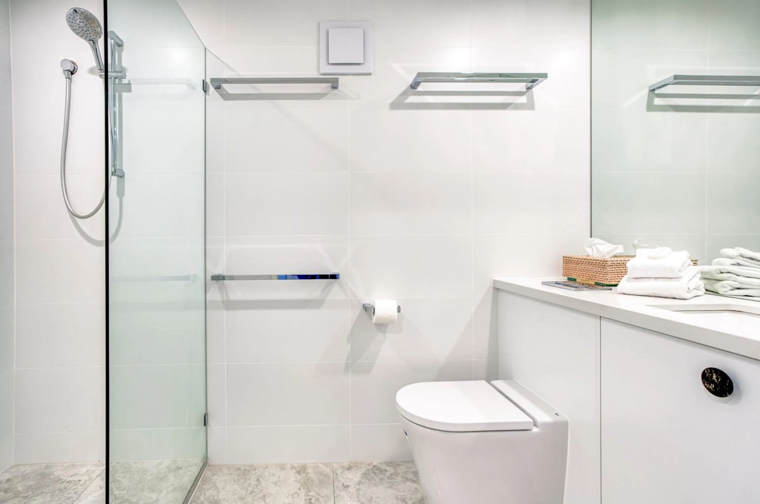 Bathroom in Hotel Laguna