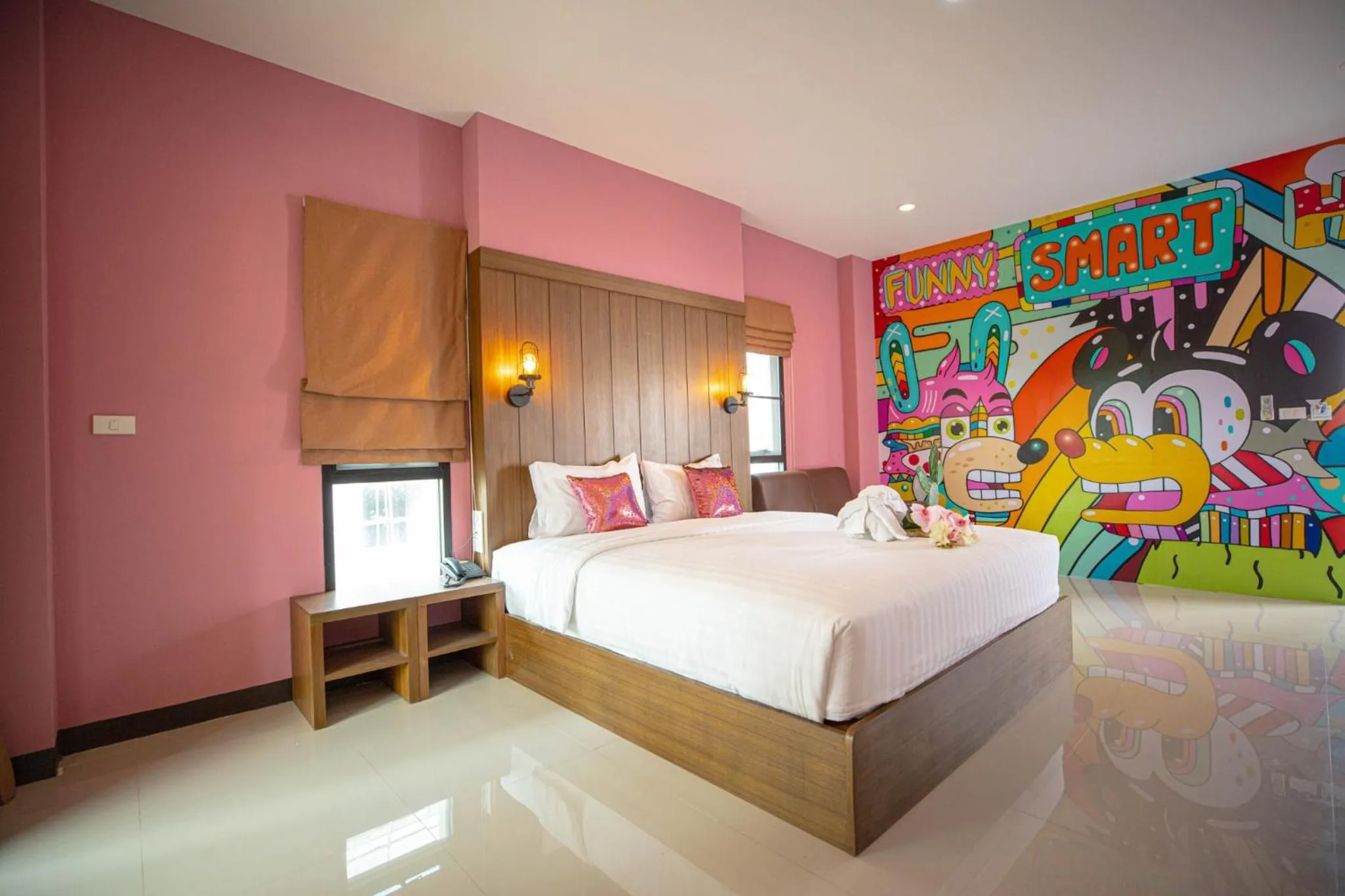 Photo of the whole room, Bed in Smart Hotel