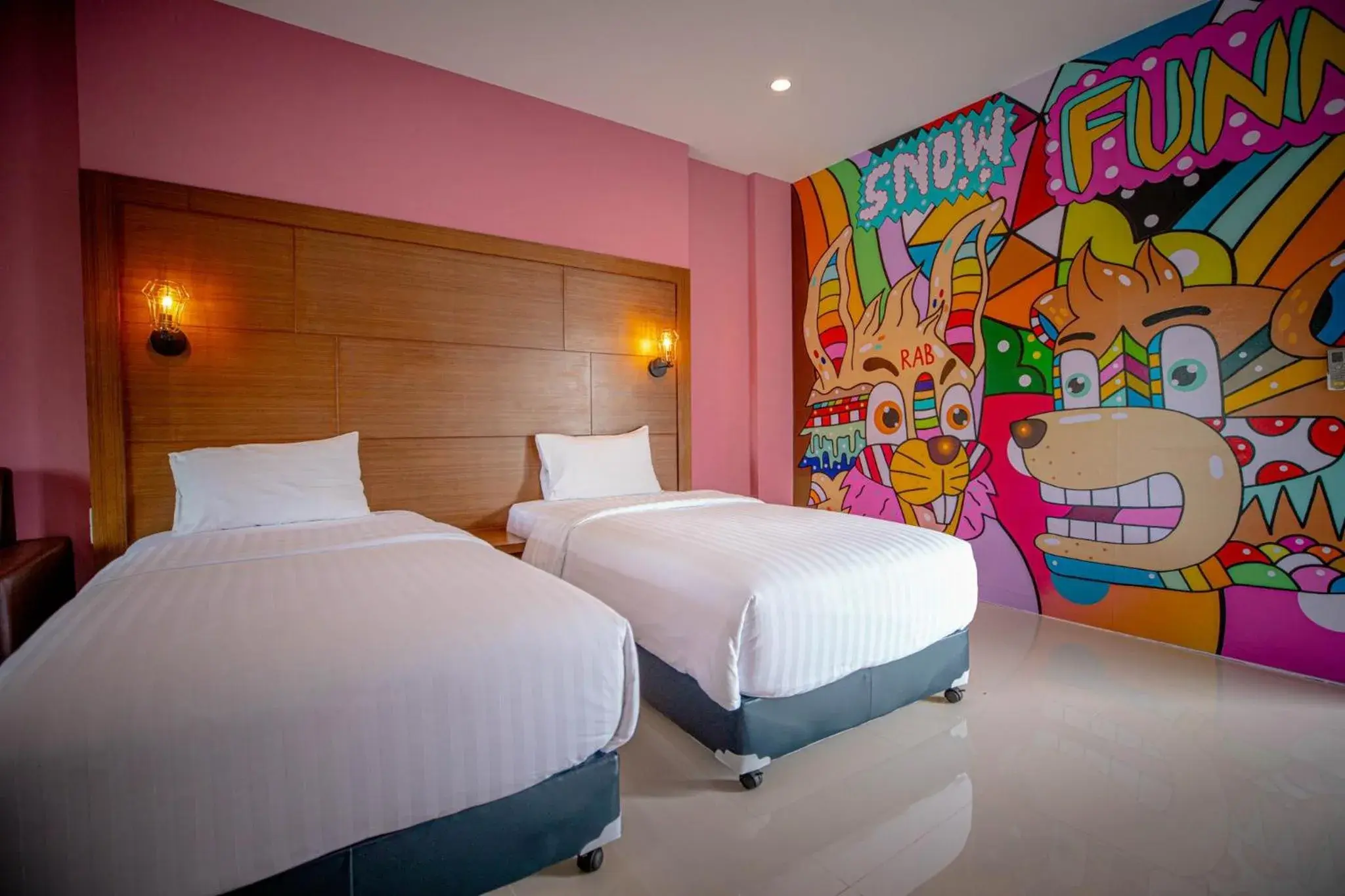 Deluxe Twin Room in Smart Hotel Deluxe Twin Room in Smart Hotel