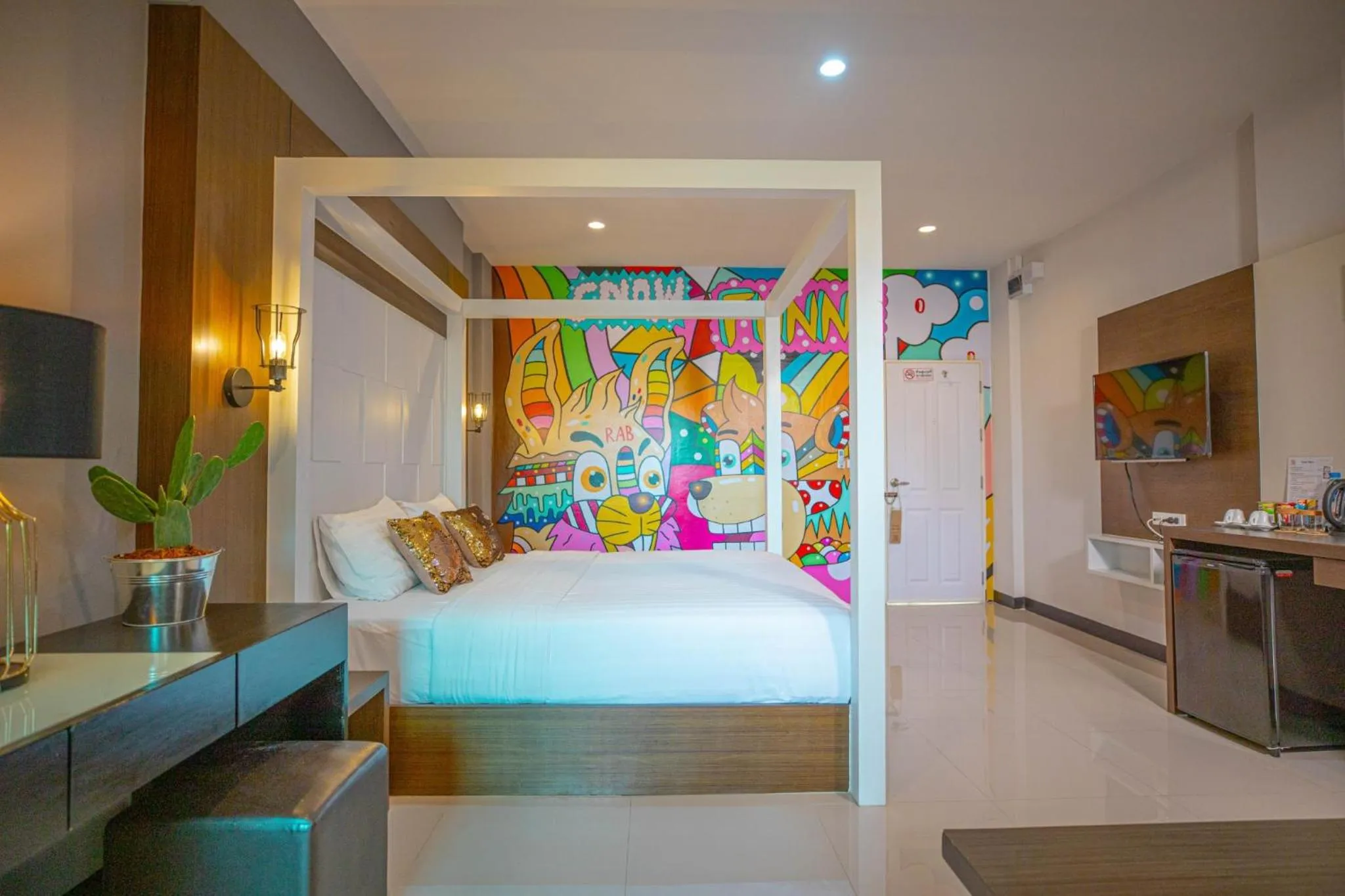 Photo of the whole room, Bed in Smart Hotel