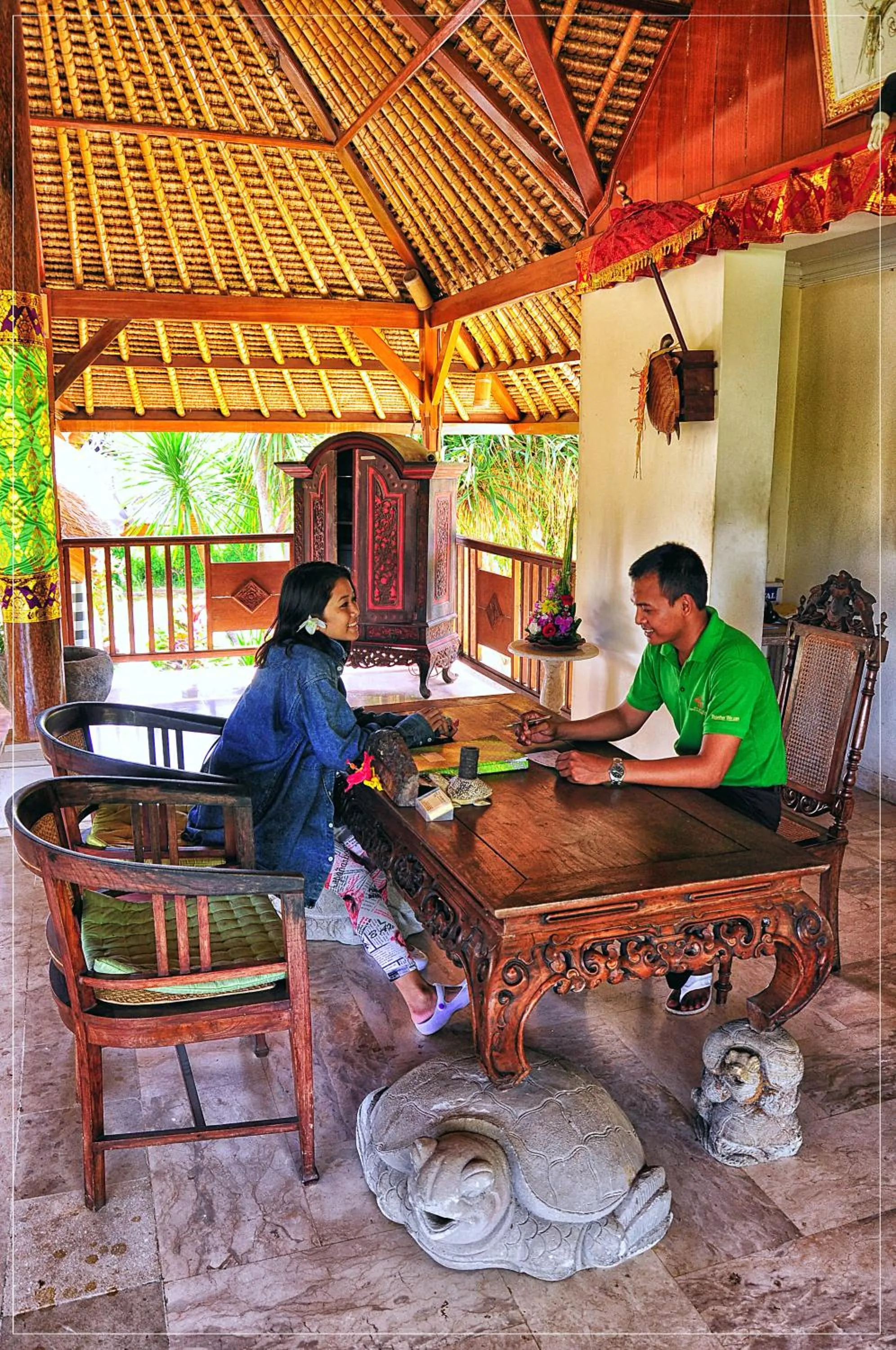 Lobby or reception in Bumi Ubud Resort