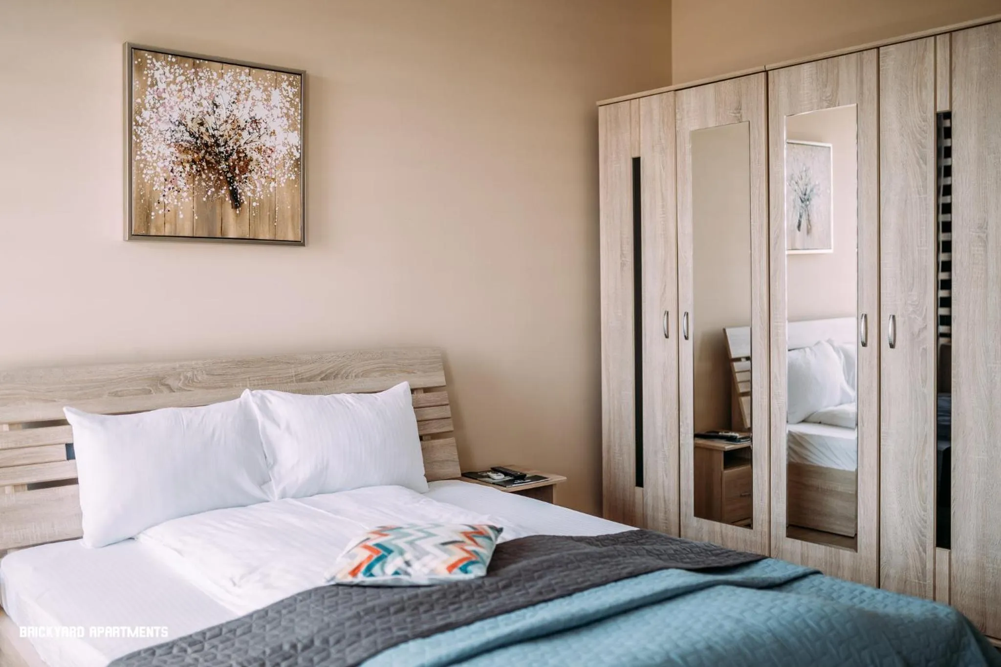 Bed in Brickyard Apartments Cluj