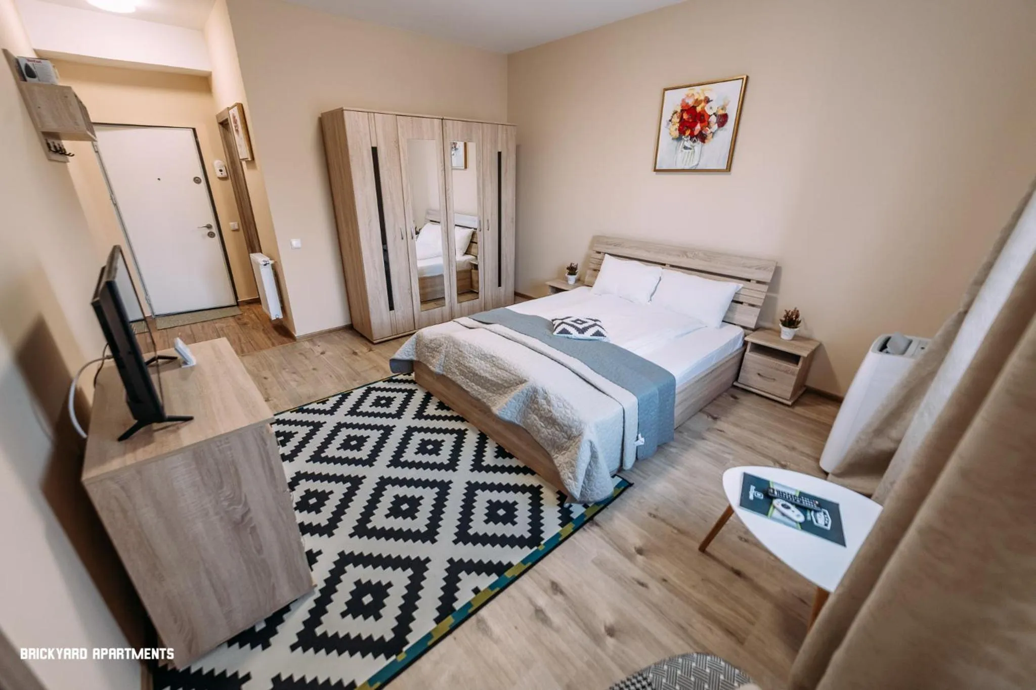 Bed in Brickyard Apartments Cluj