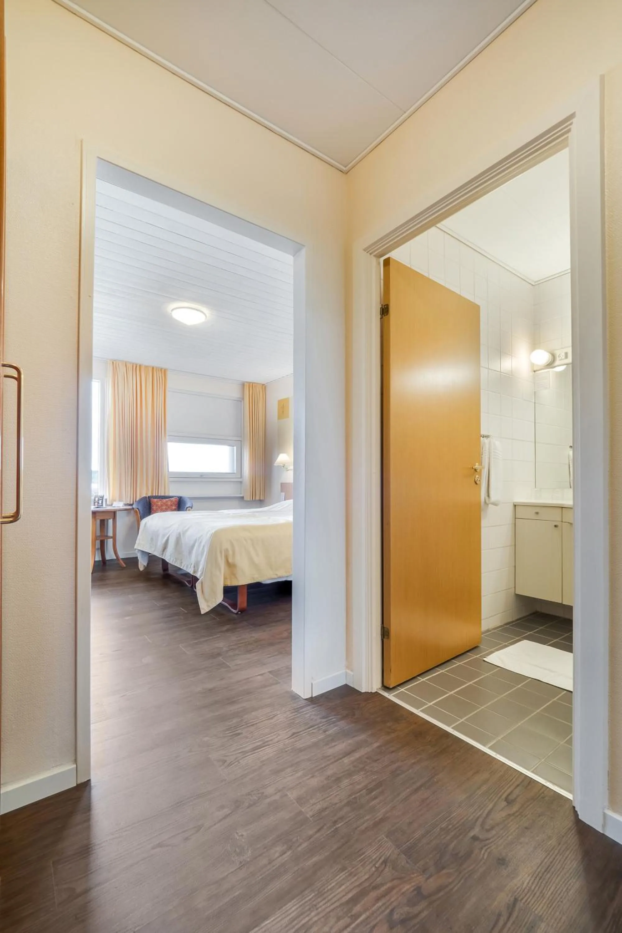 Bedroom, Bed in Hotel Pinenhus