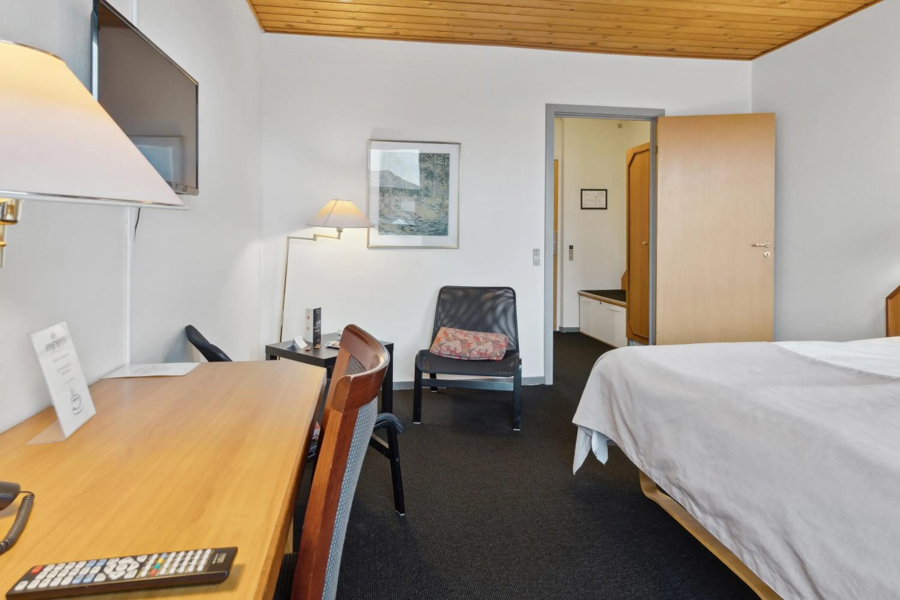 Bedroom, Bed in Hotel Pinenhus