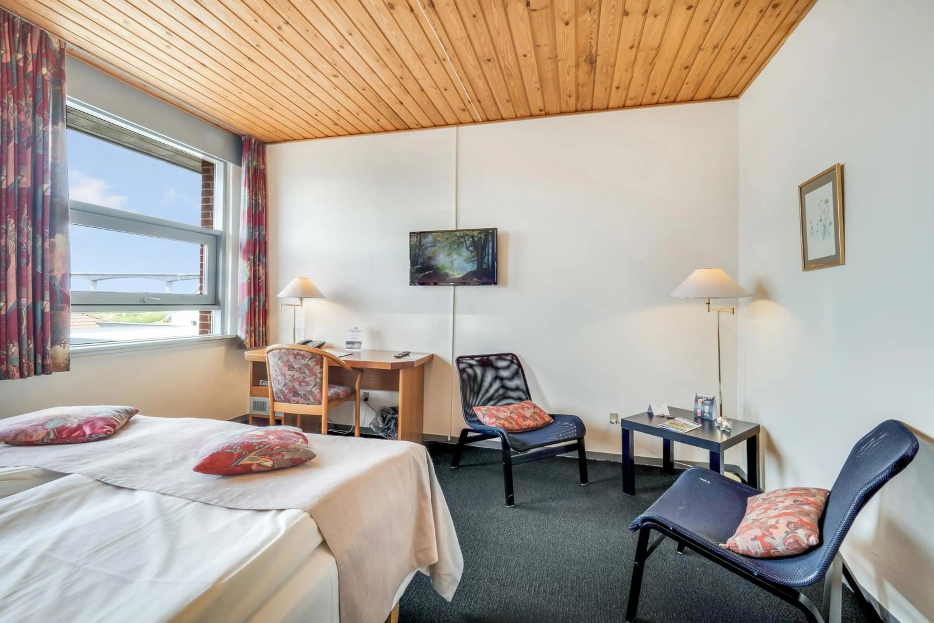 Bedroom, Bed in Hotel Pinenhus