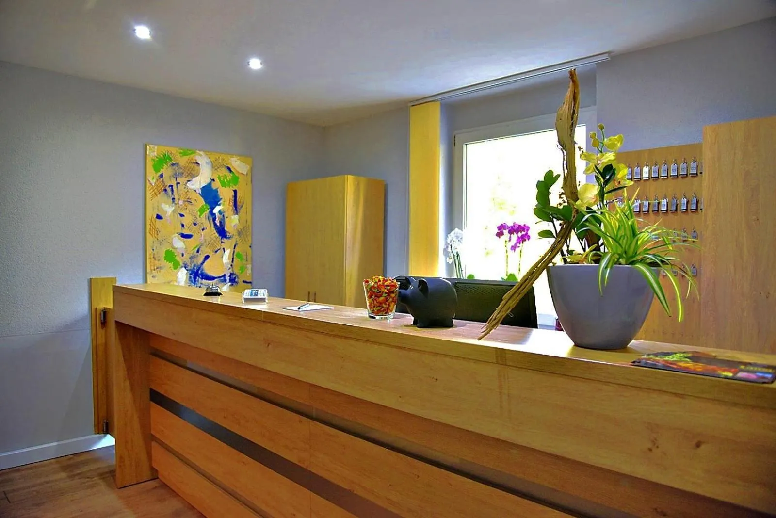 Lobby or reception in Garni-Hotel zur Krone