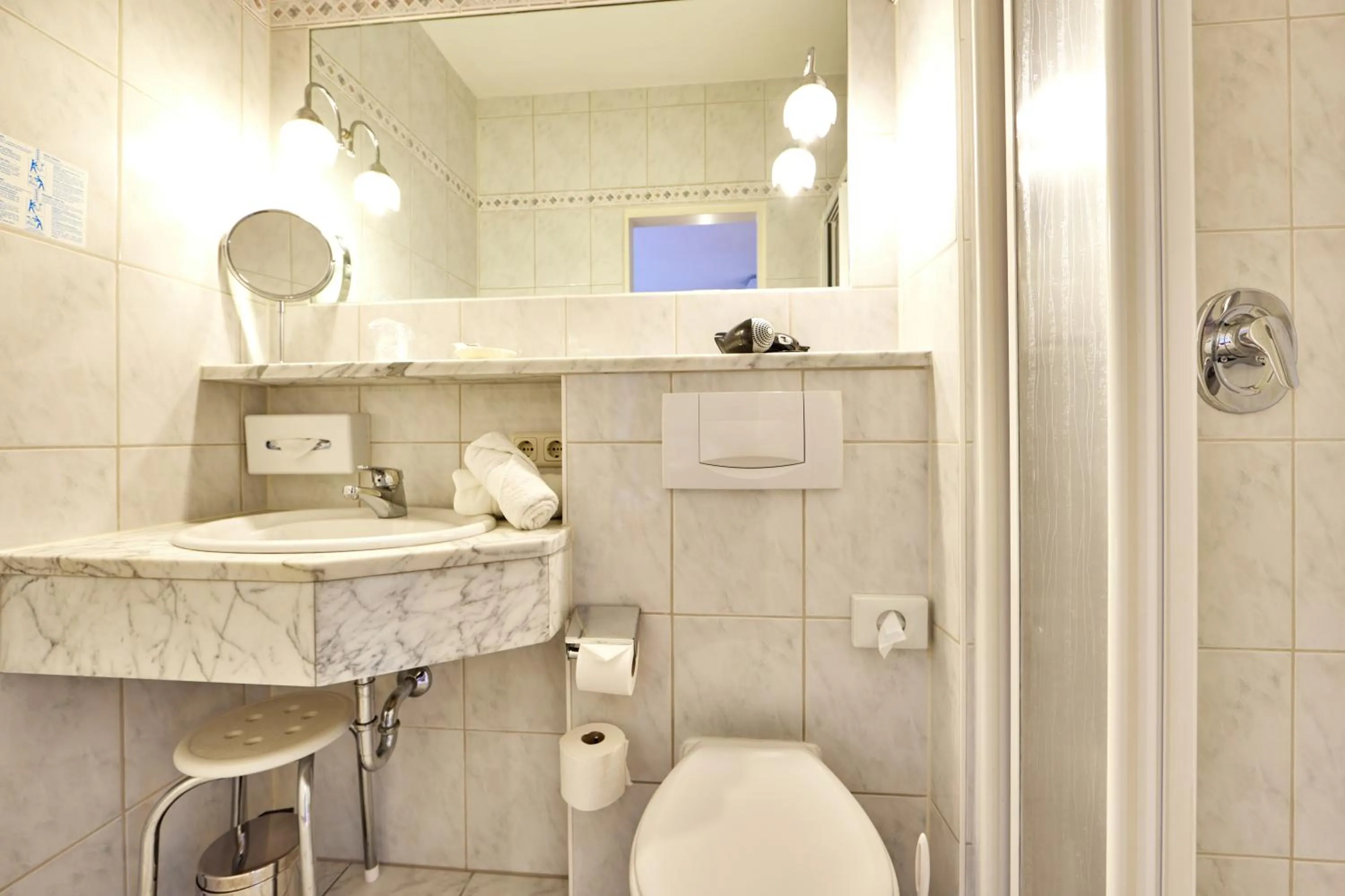 Bathroom in Alpenhotel Rieger