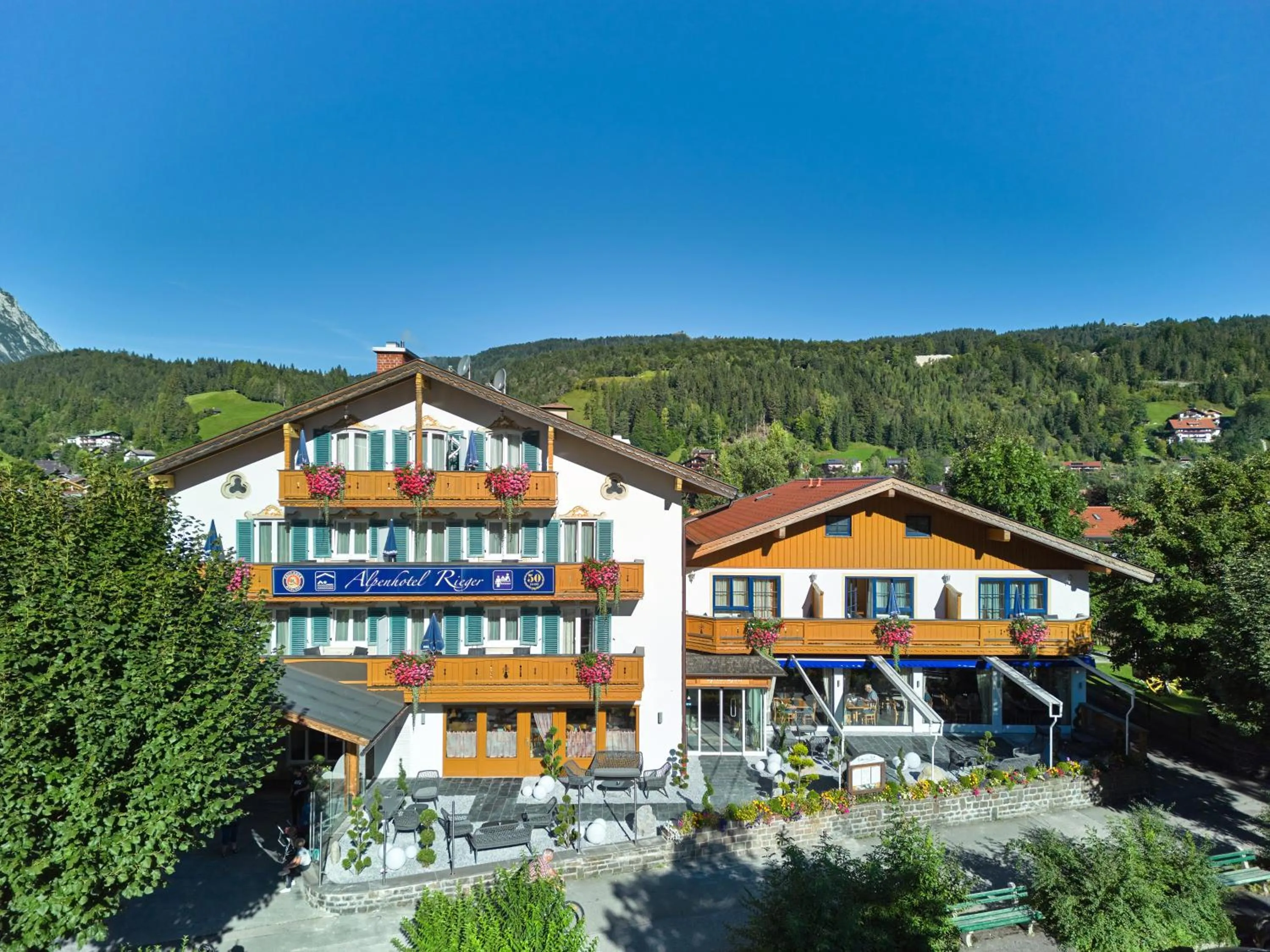 Property building in Alpenhotel Rieger