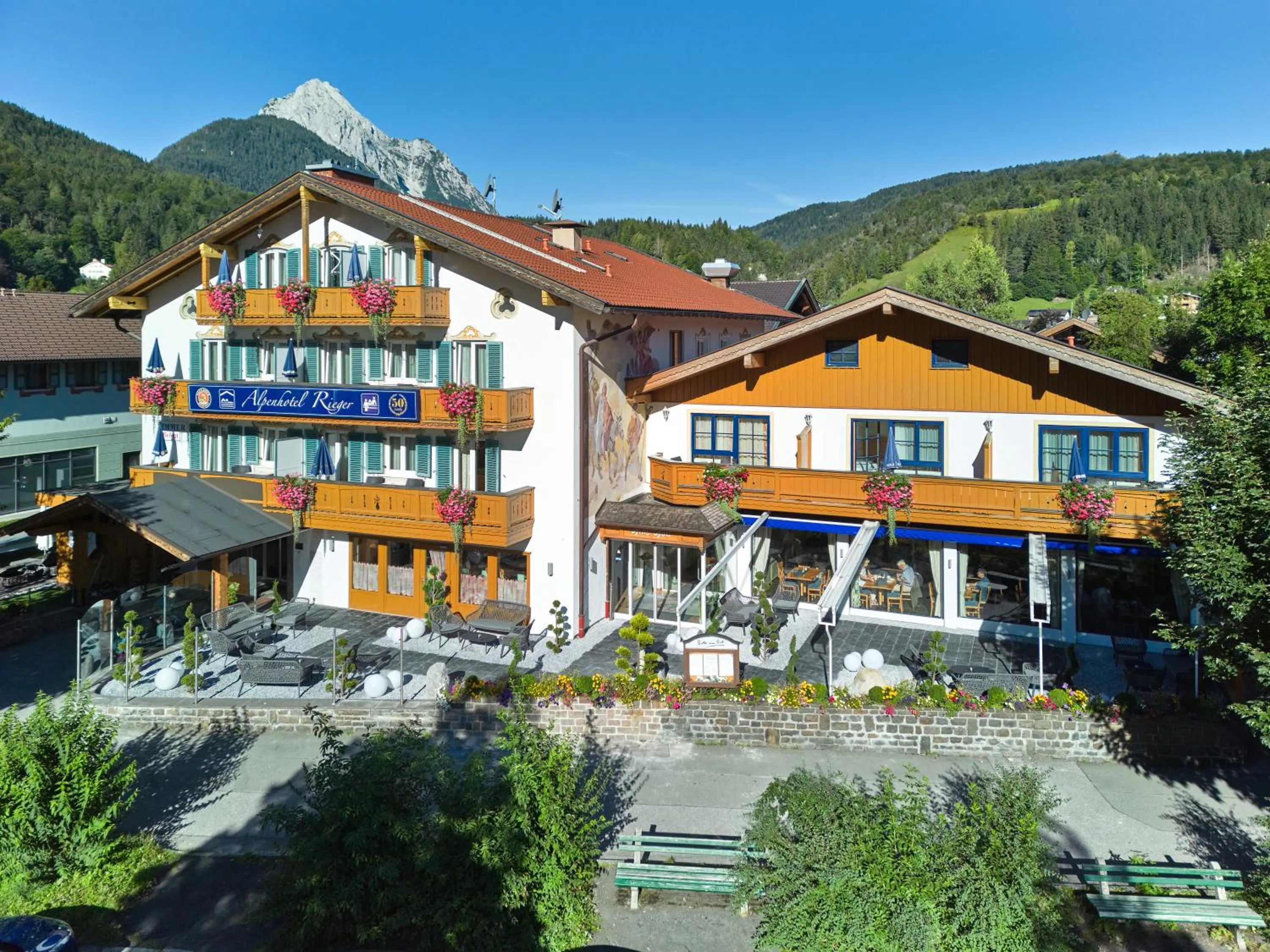 Property building in Alpenhotel Rieger