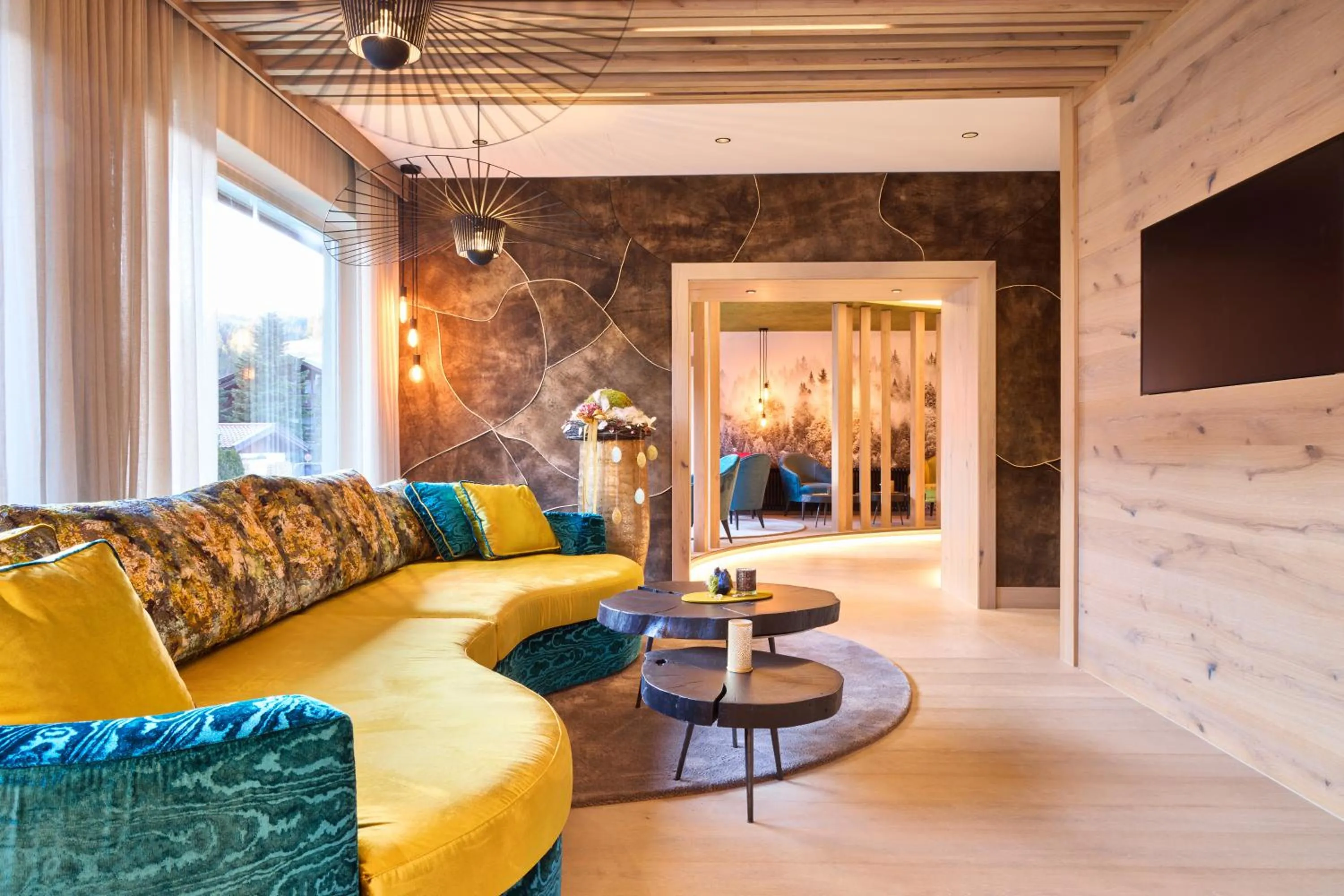 Lobby or reception in Alpenhotel Rieger