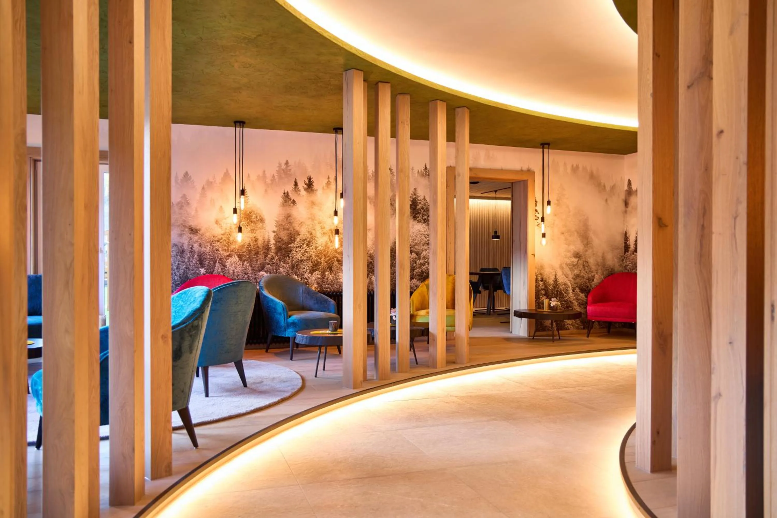 Lobby or reception in Alpenhotel Rieger