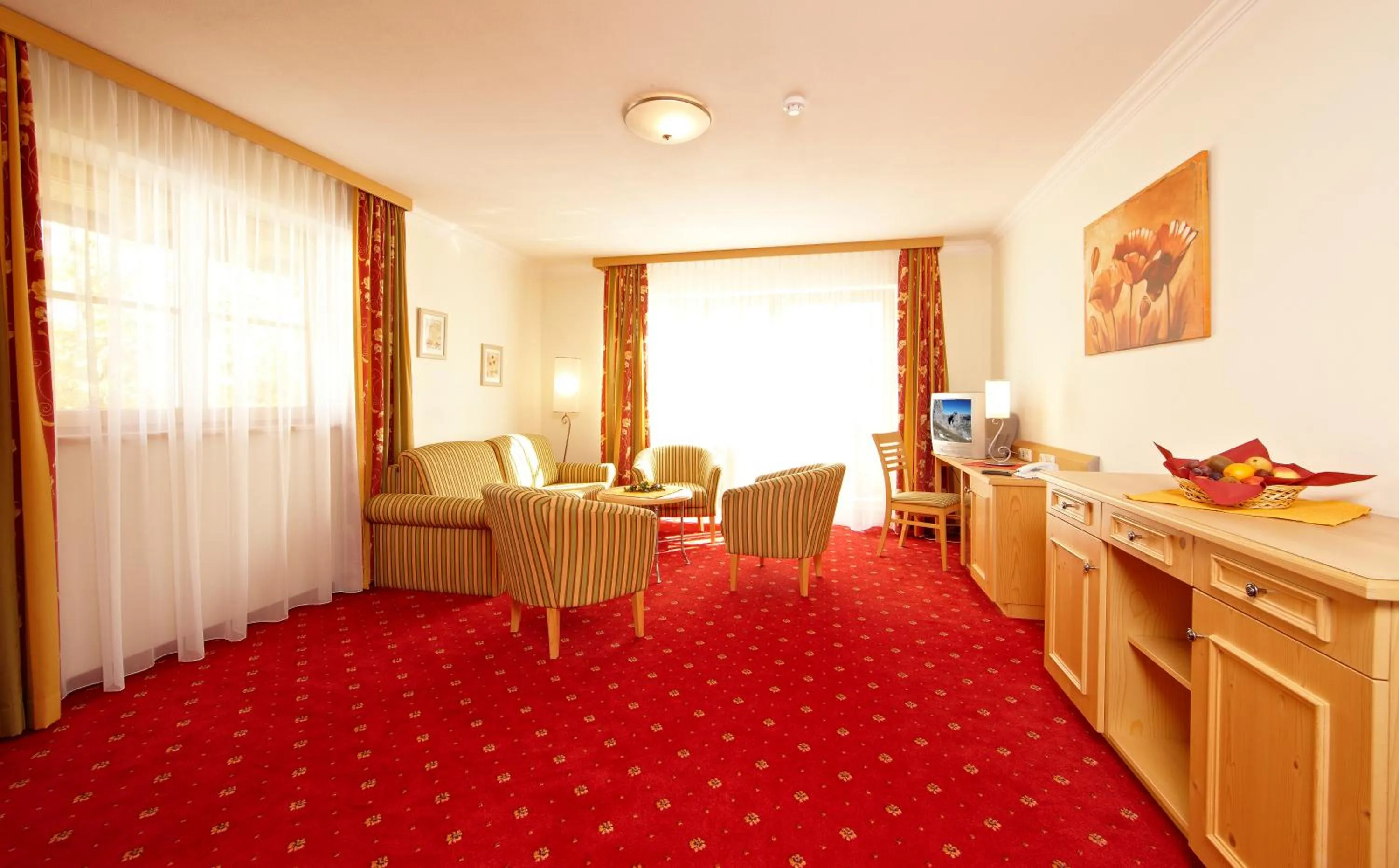 Living room in Alpenhotel Rieger