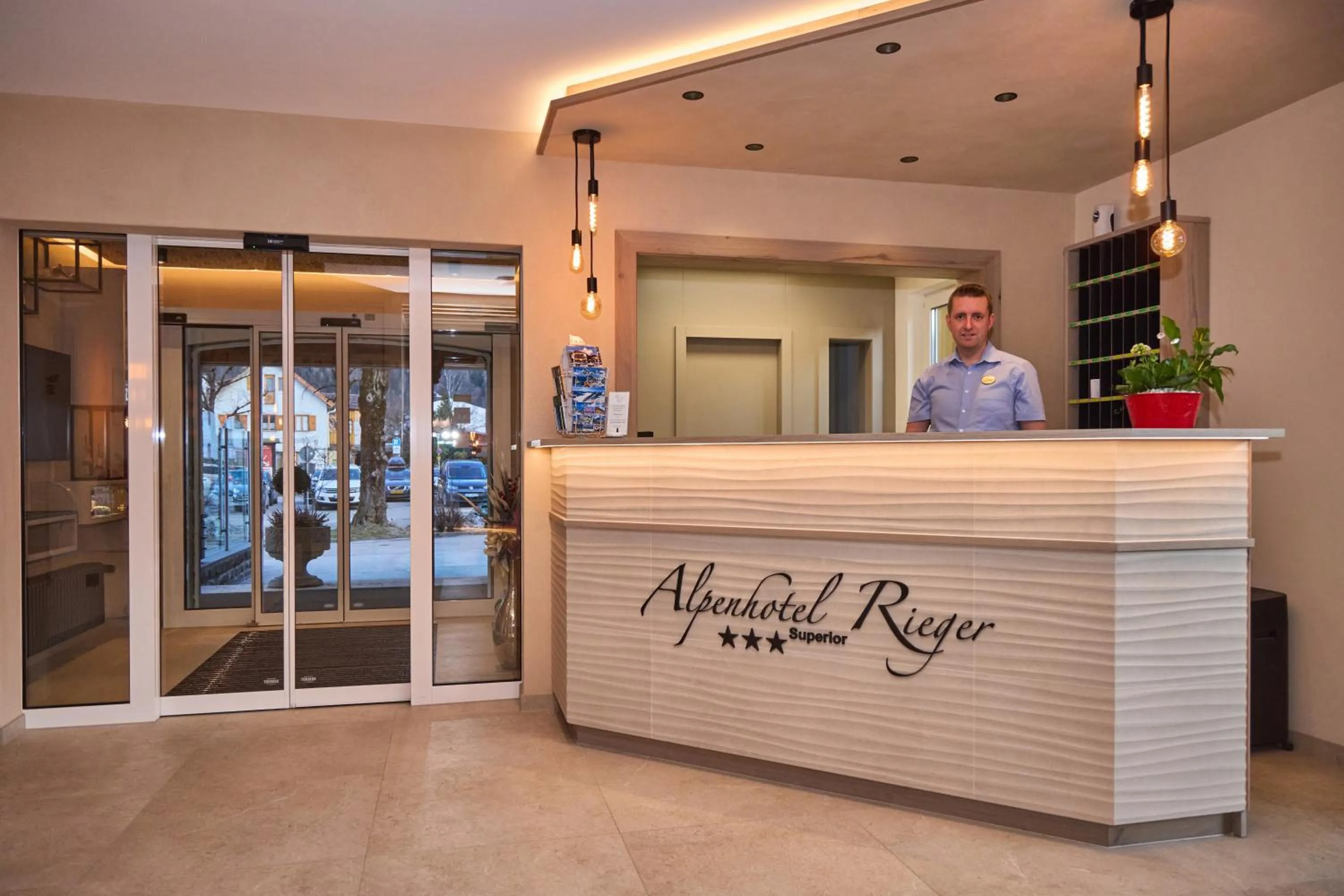 Lobby or reception in Alpenhotel Rieger