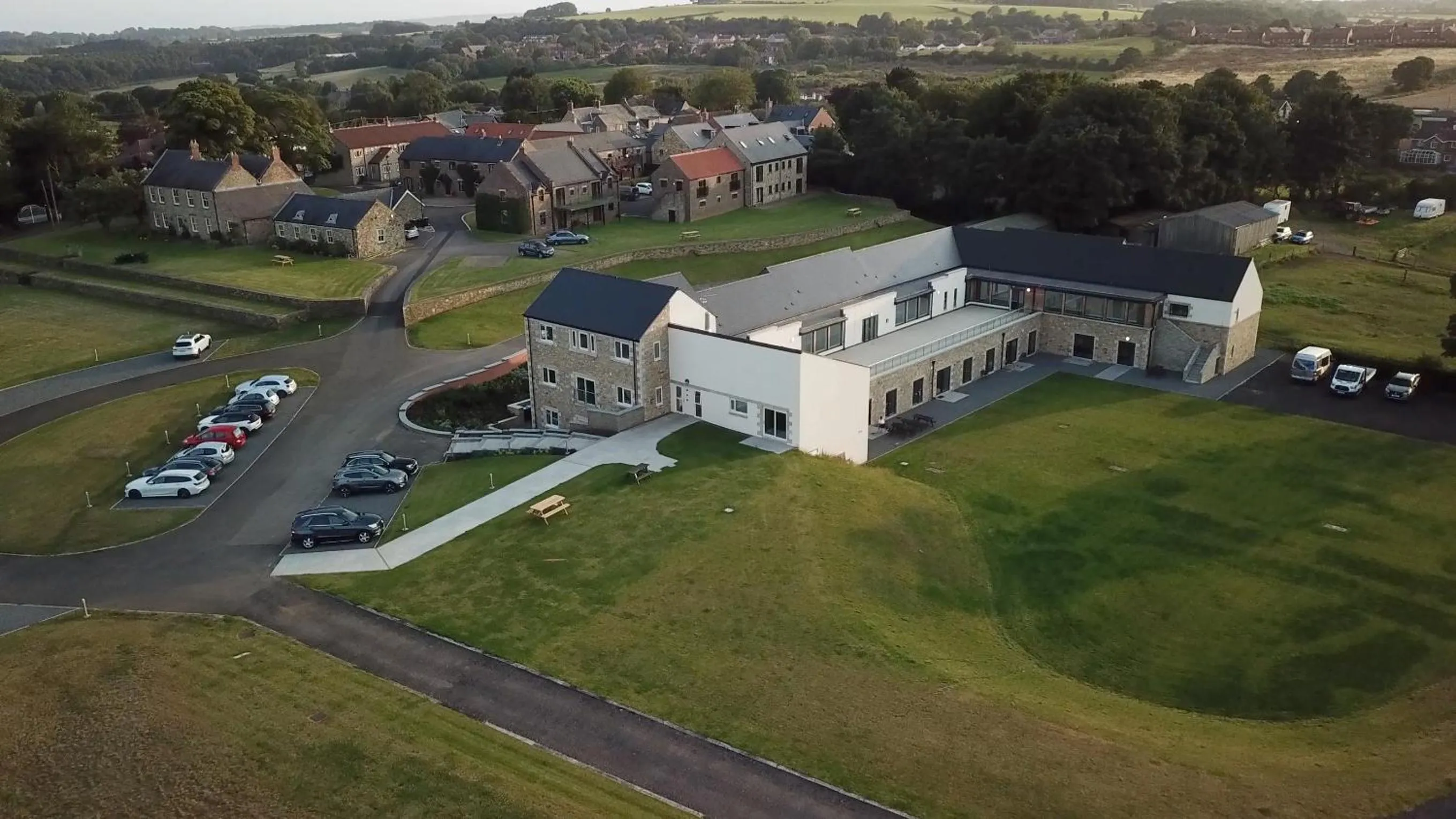 Bird's eye view in Plawsworth Hall Serviced Cottages and Apartments