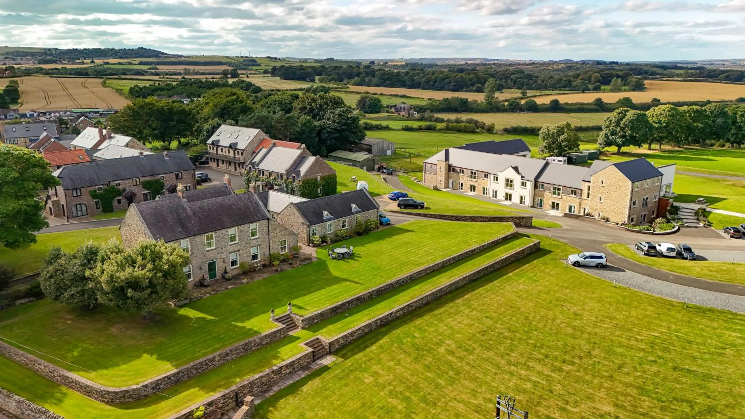 Property building in Plawsworth Hall Serviced Cottages and Apartments