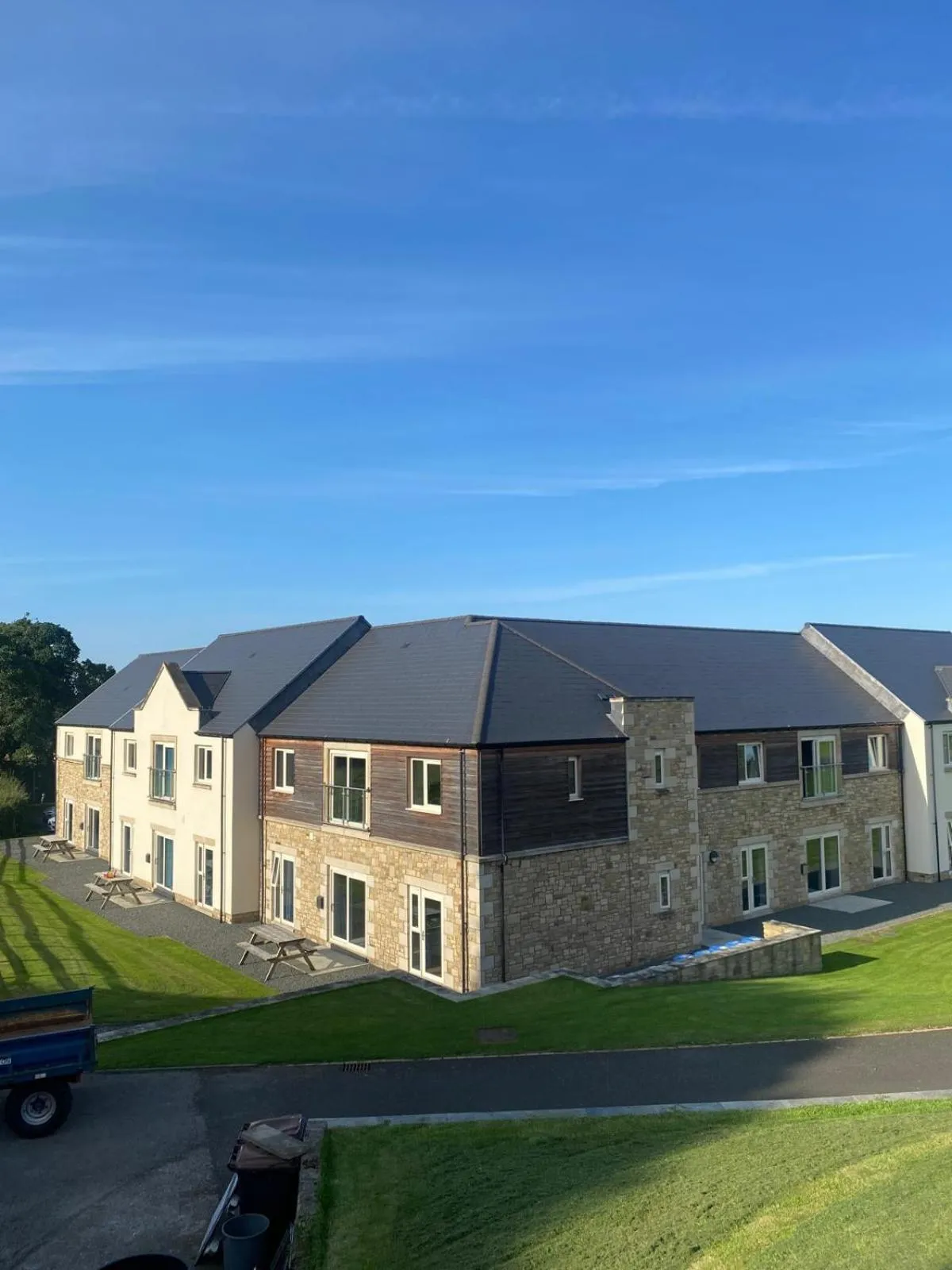 Property building in Plawsworth Hall Serviced Cottages and Apartments