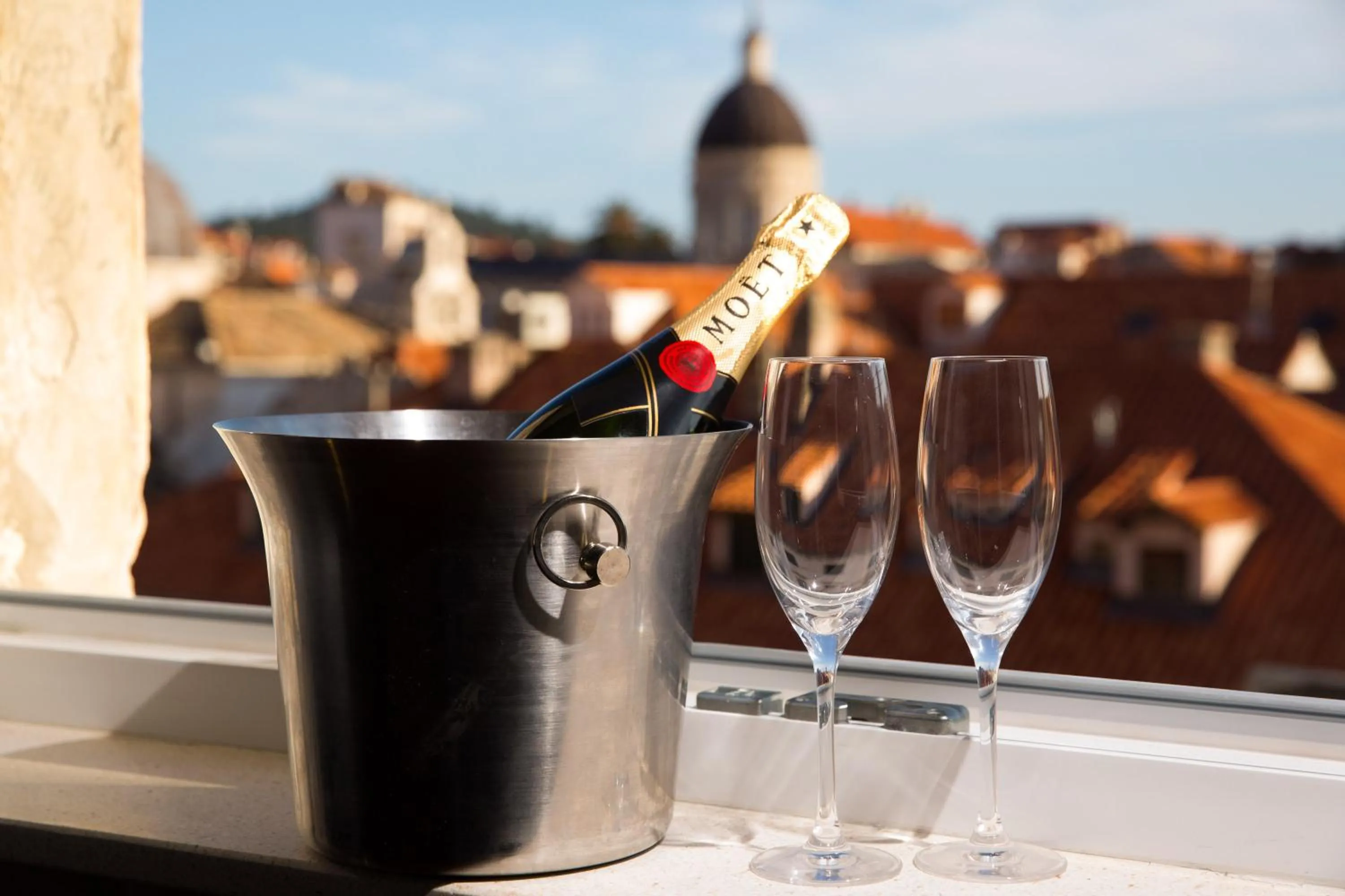 City view in Scalini Palace