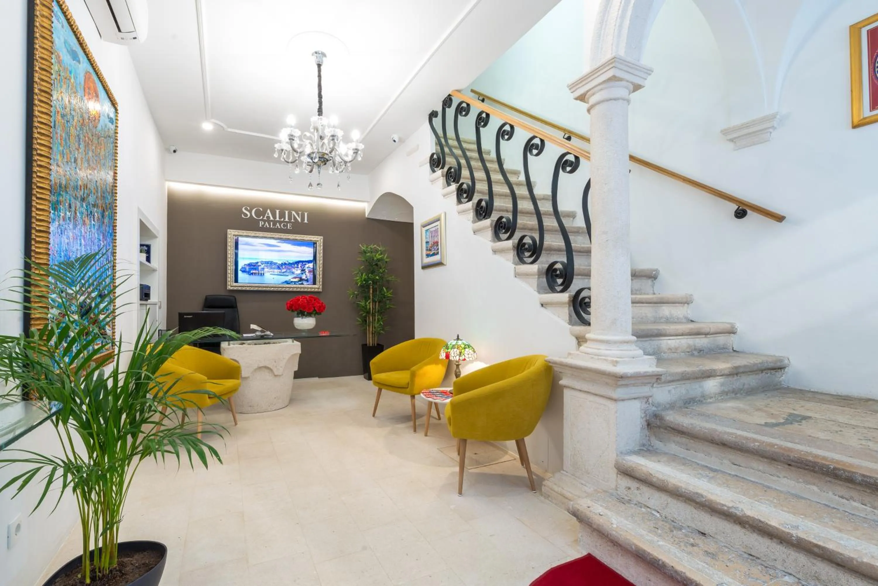 Lobby or reception in Scalini Palace