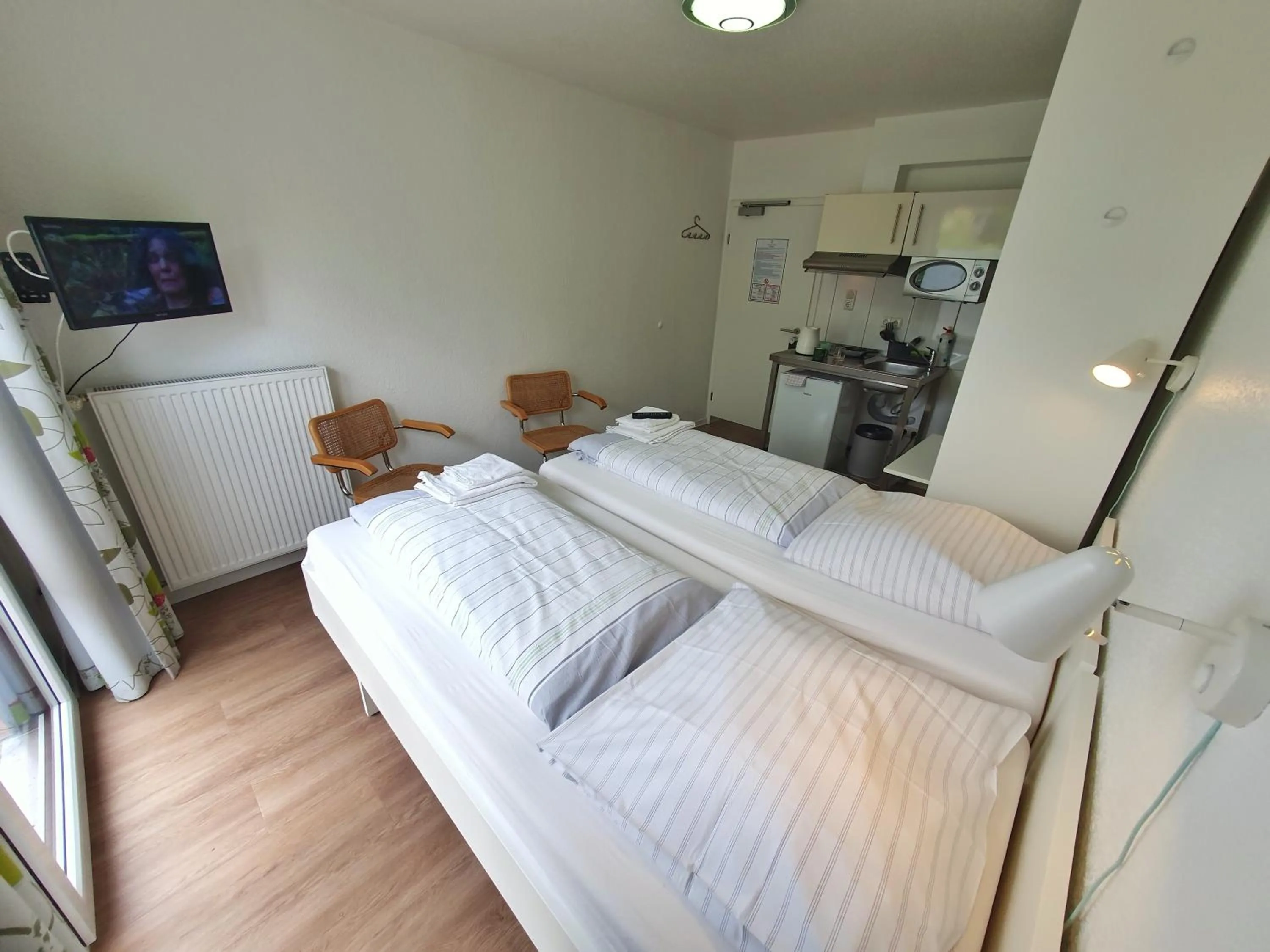 Bed in Aparthotel Jonas