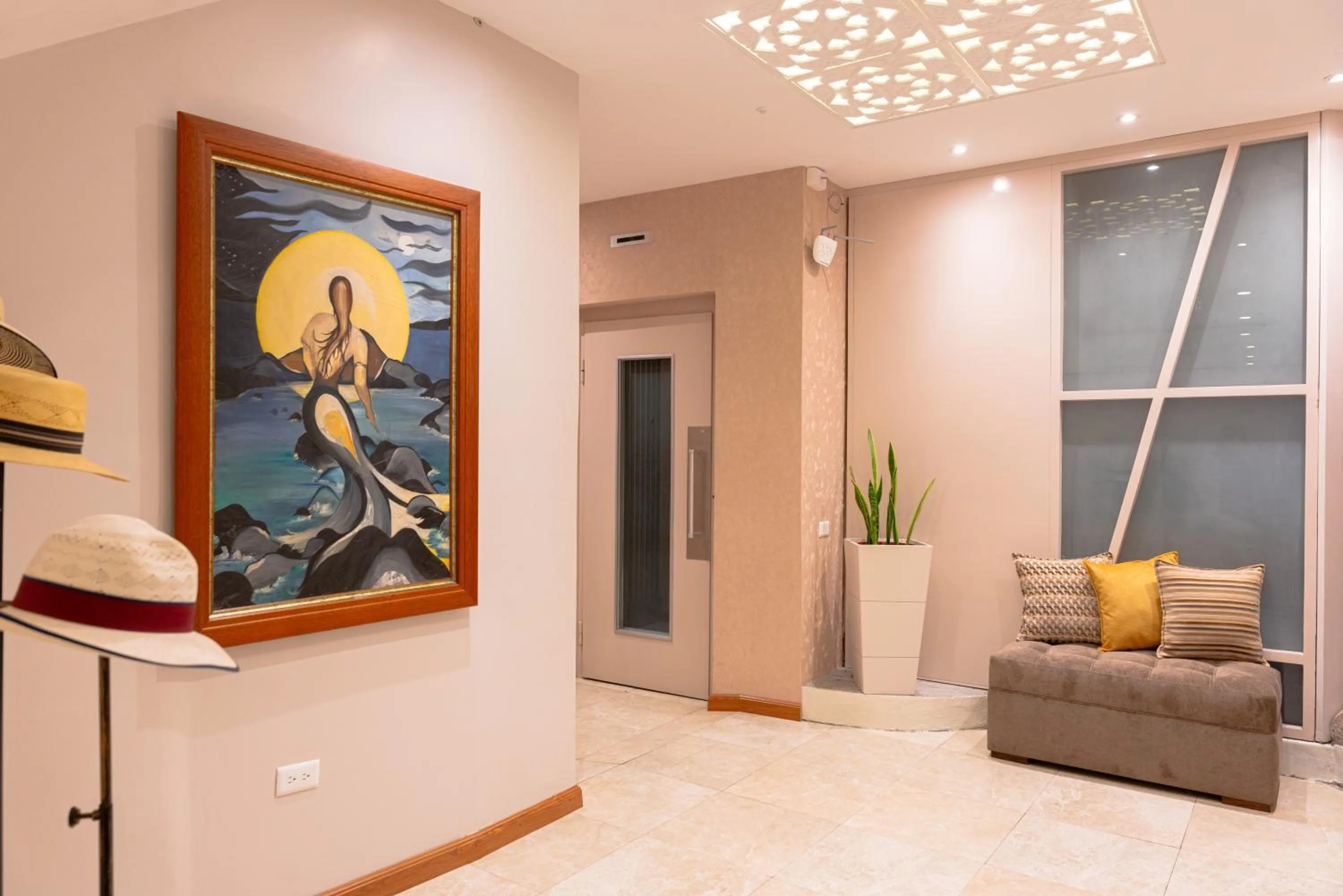 Living room in Hotel Santa Monica