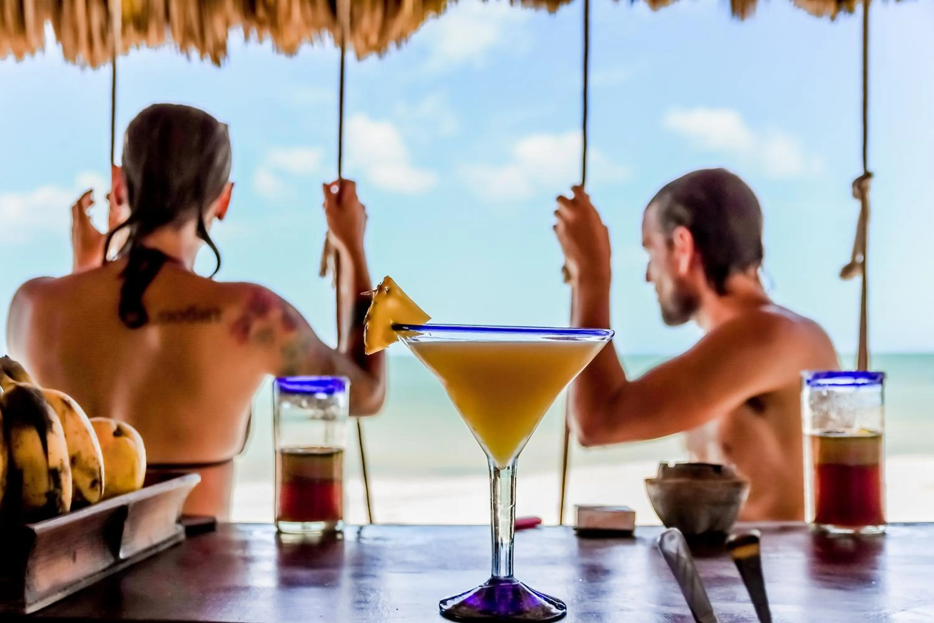 Drinks in Zomay Beachfront Holbox