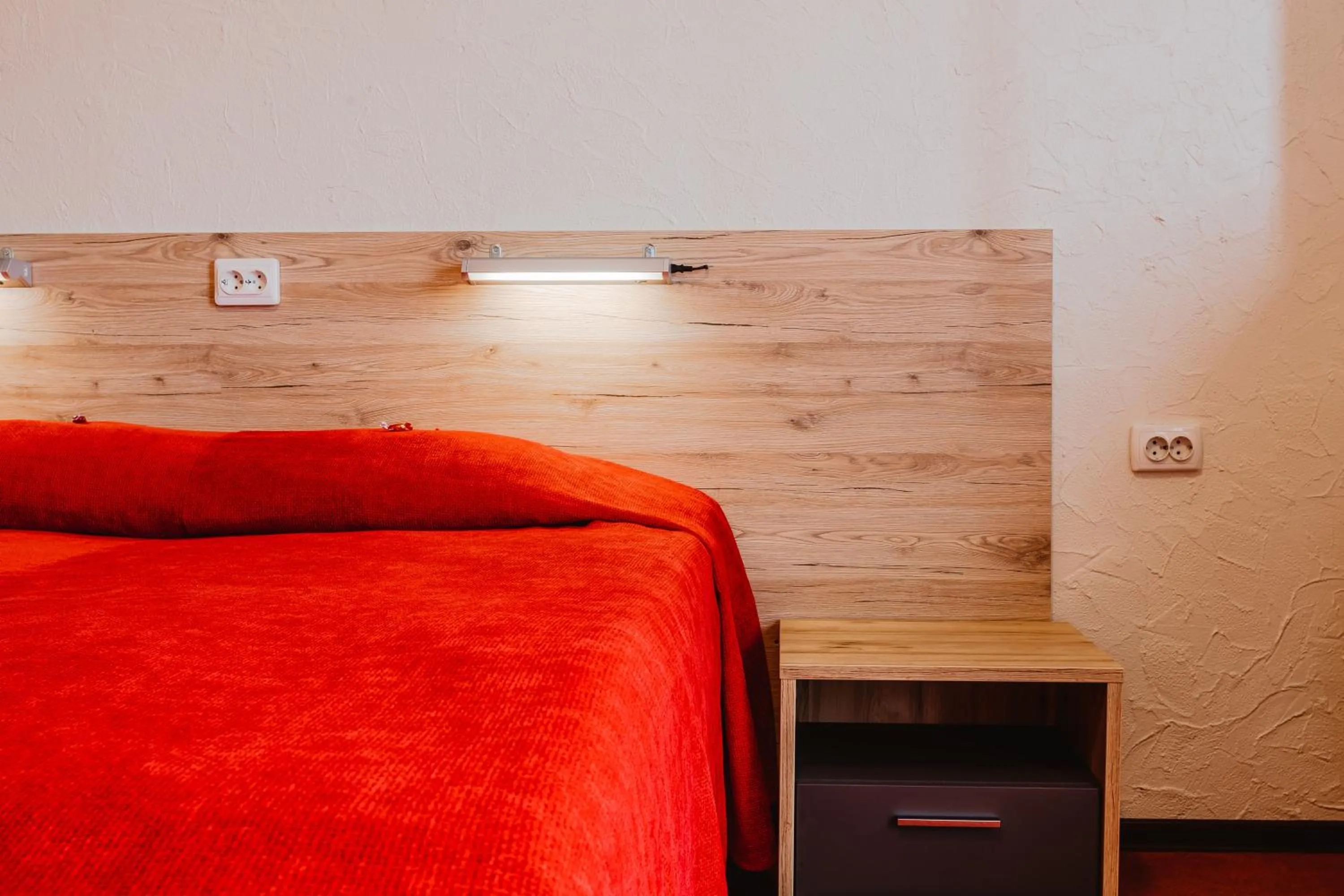 Bed in Aleksandri Hotel