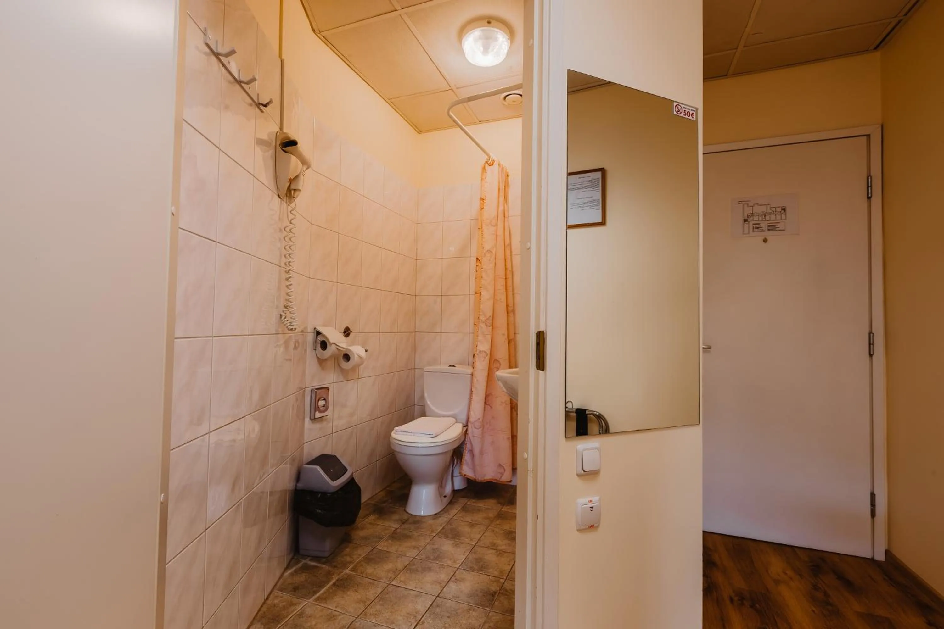 Shower in Aleksandri Hotel