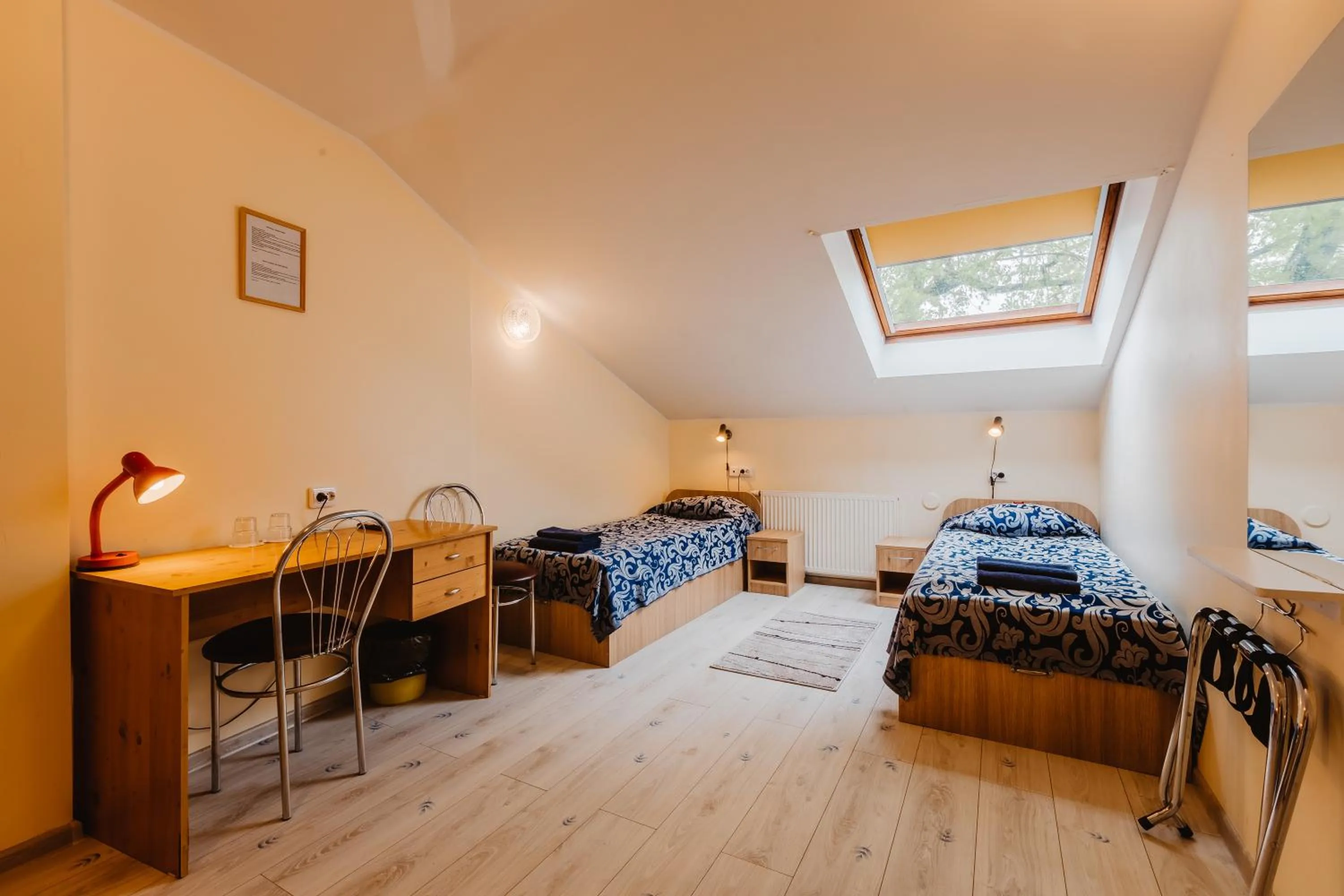 Bed in Aleksandri Hotel