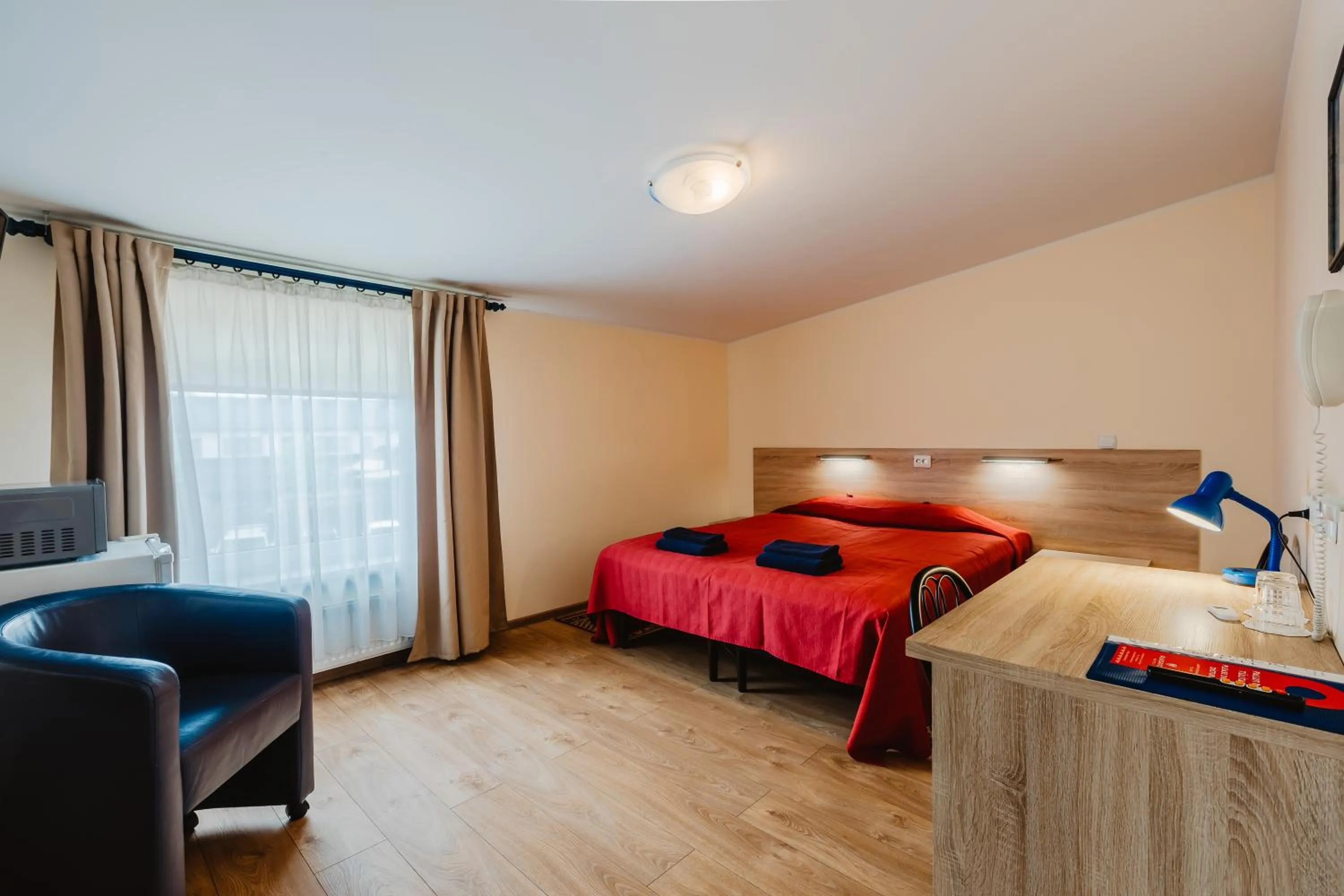 Bed in Aleksandri Hotel