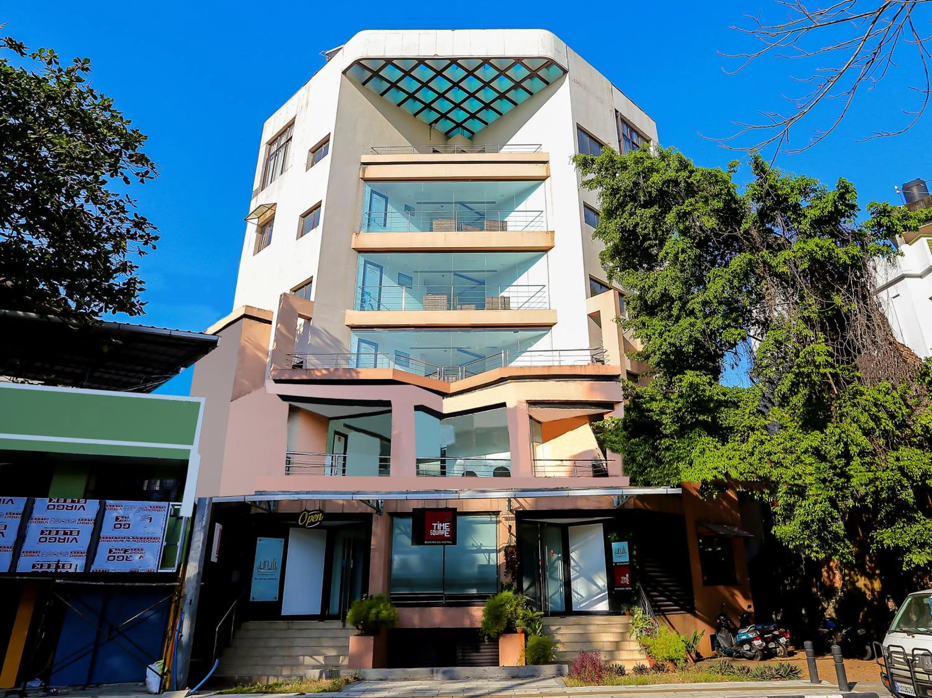 Property building in Treebo Time Square Marine Drive