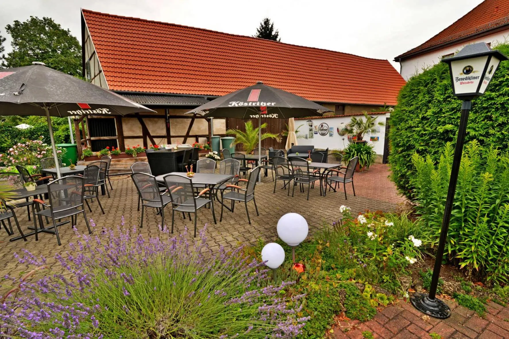 Garden in Landgasthof & Hotel KRONE Eischleben