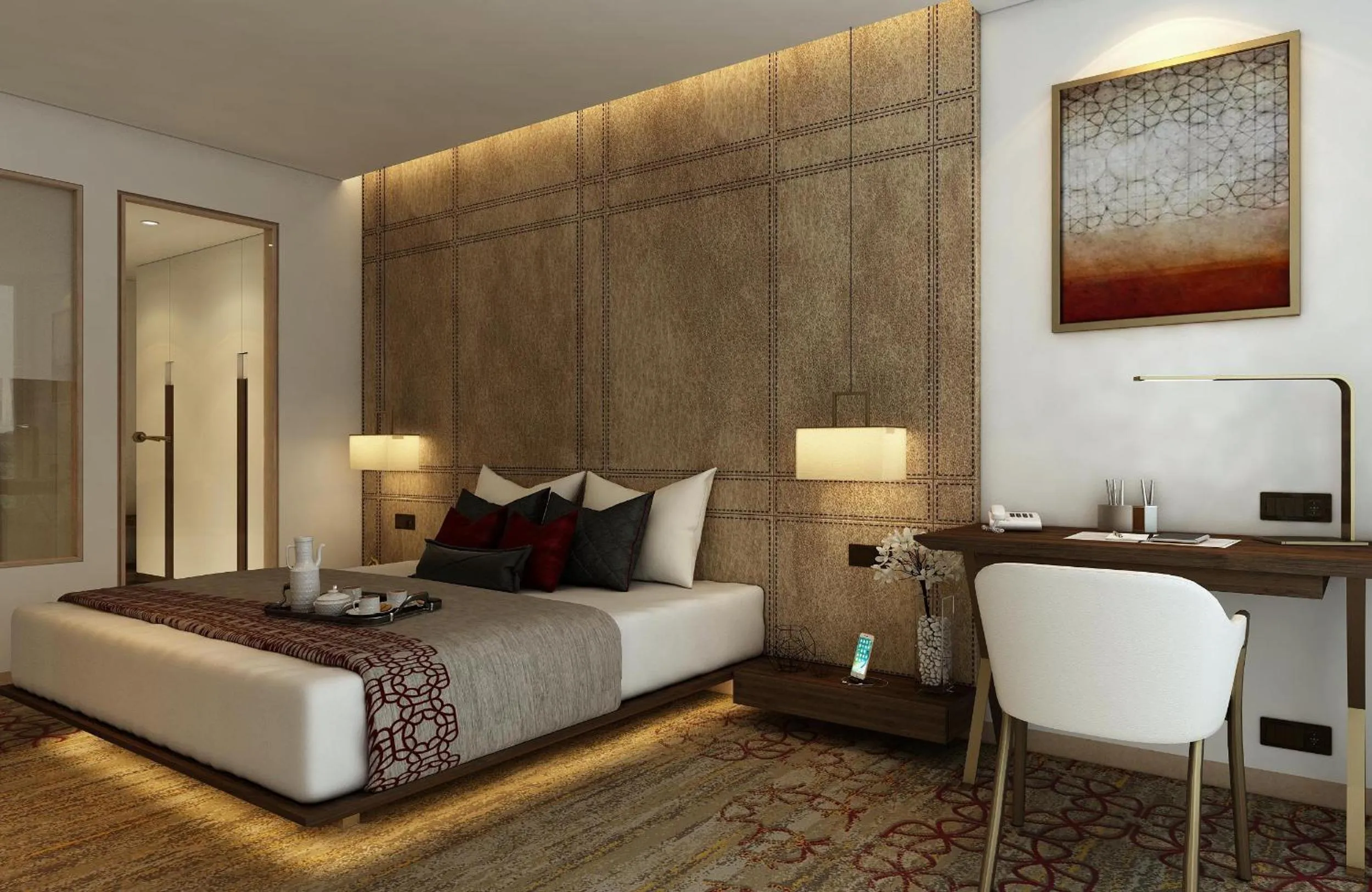 Bedroom, Bed in Sayaji Vadodara