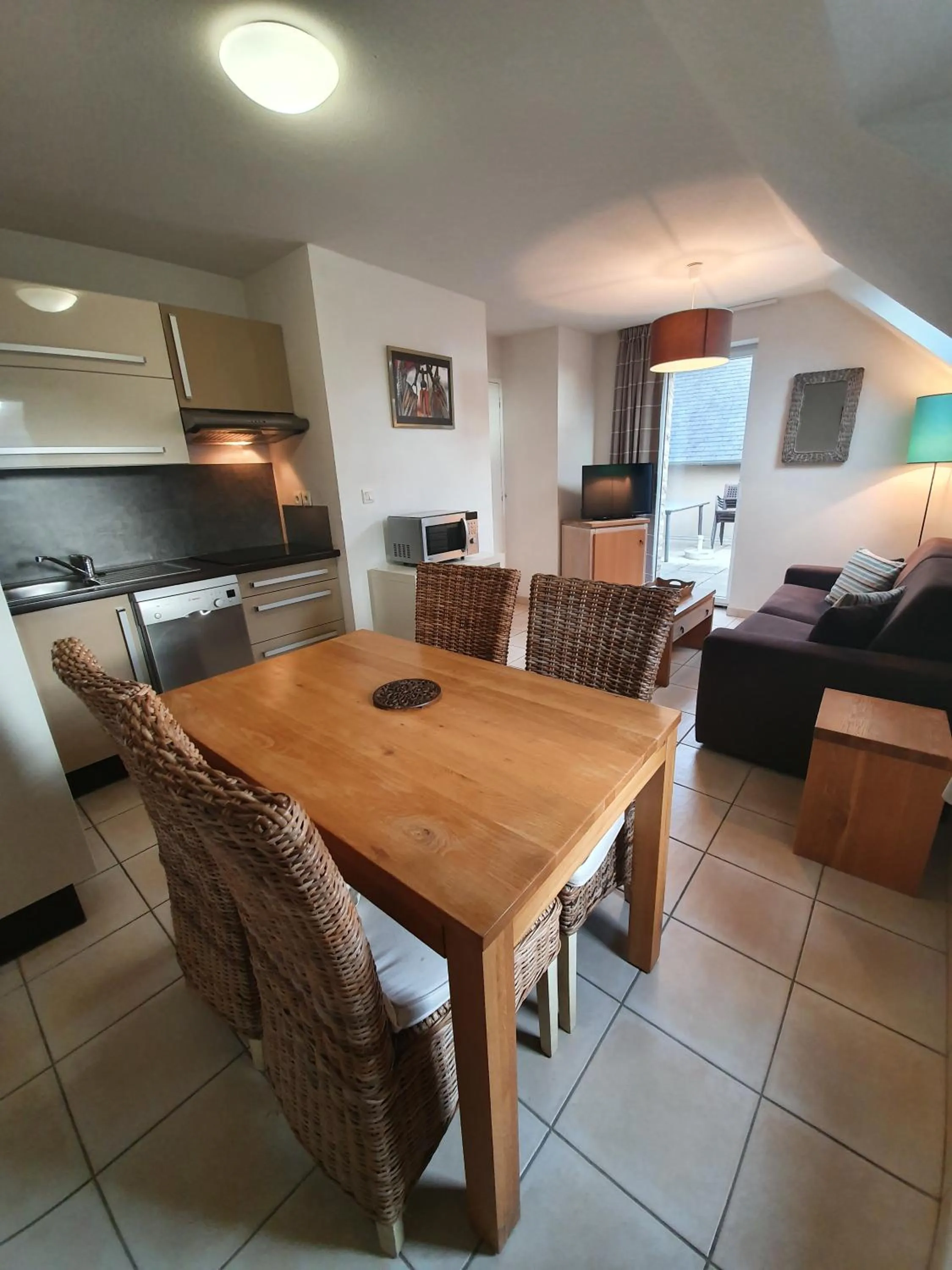 Kitchen or kitchenette in Lagrange Vacances Les Hauts de la Houle