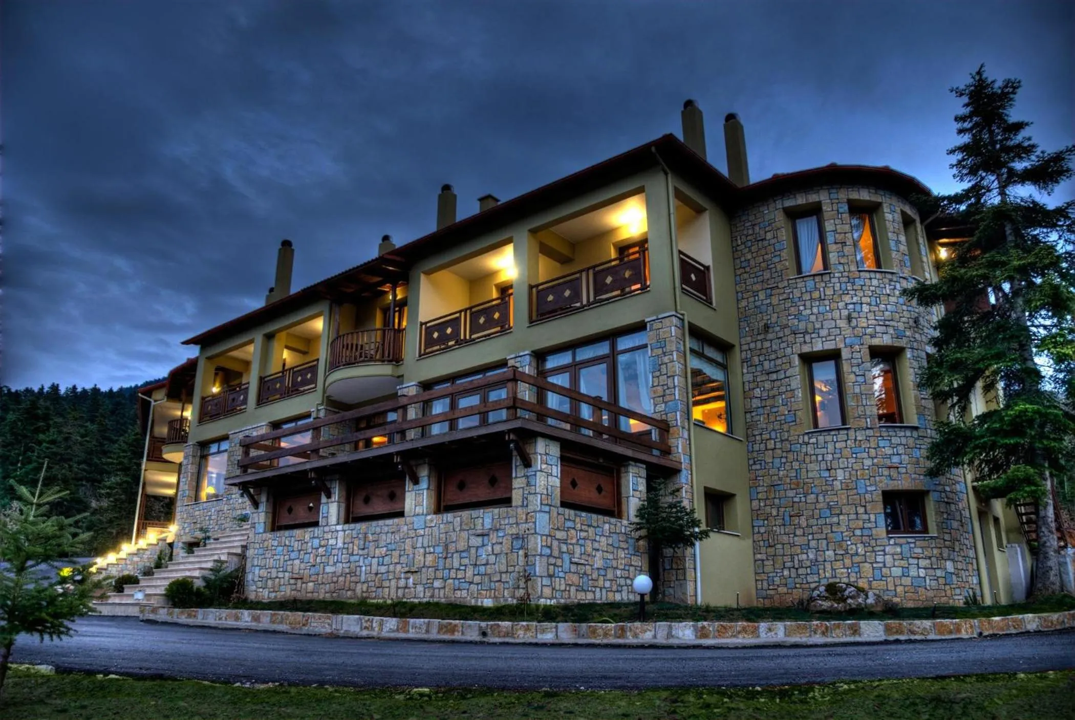 Facade/entrance in Melegos Inn Hotel