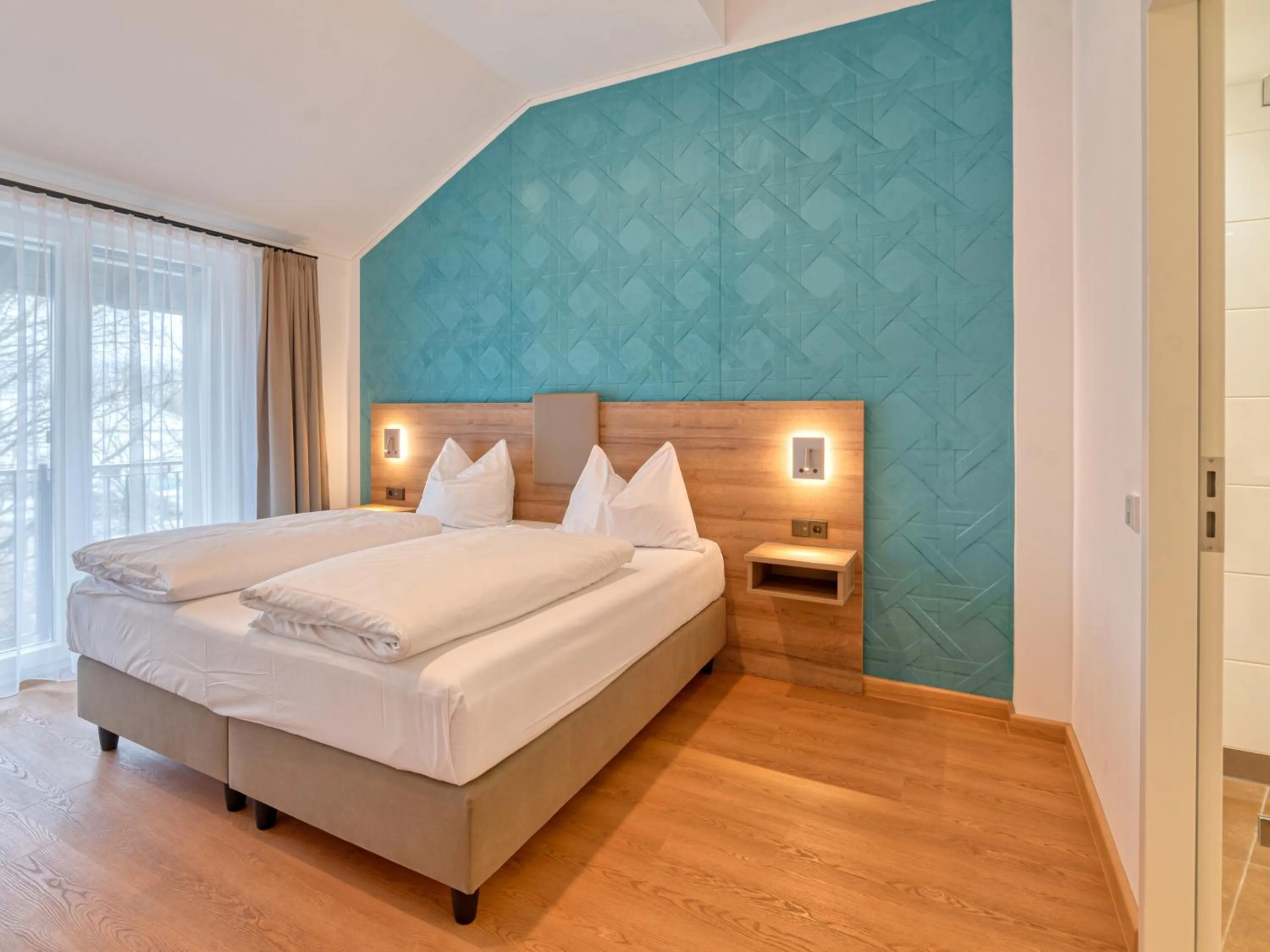 Bed in WESTSIDE Hotel