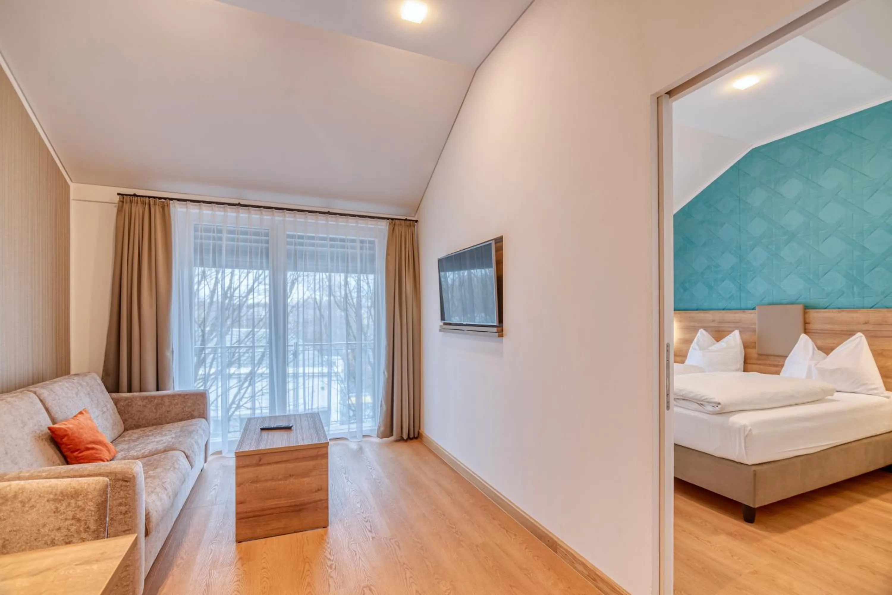 Bed in WESTSIDE Hotel