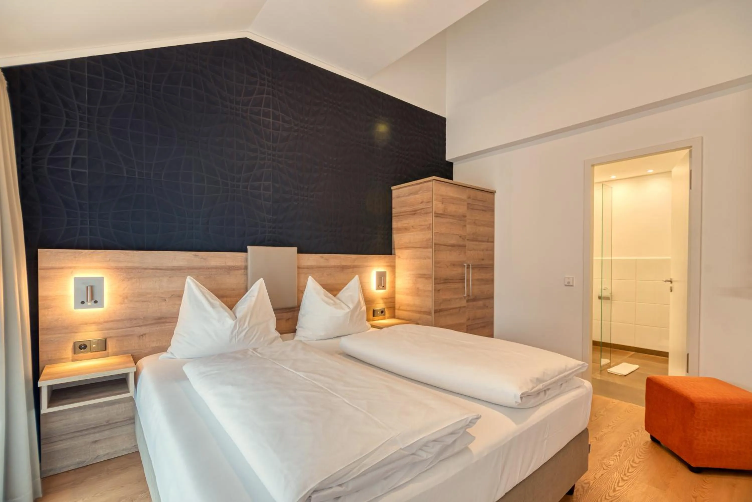 Bed in WESTSIDE Hotel