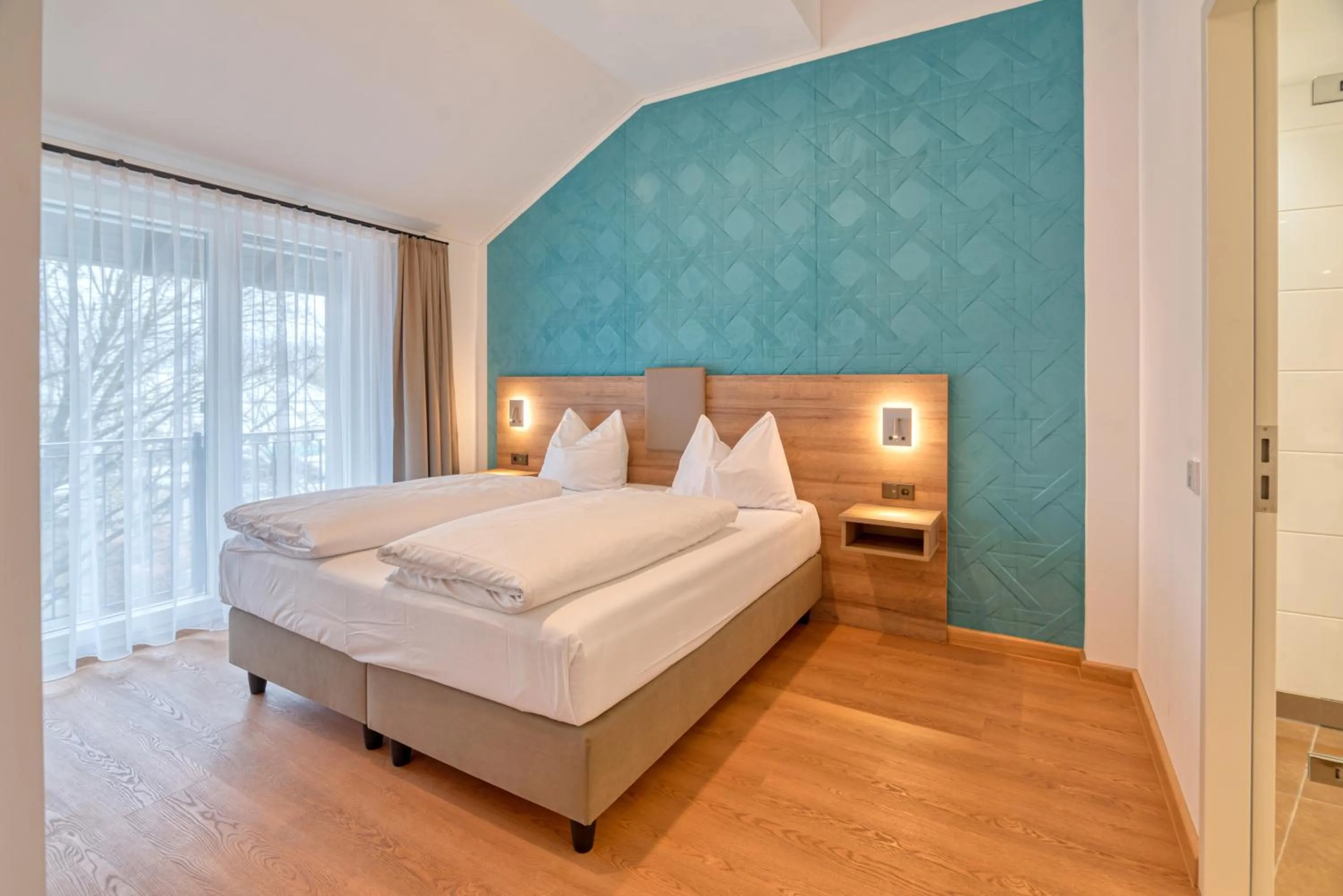 Bed in WESTSIDE Hotel