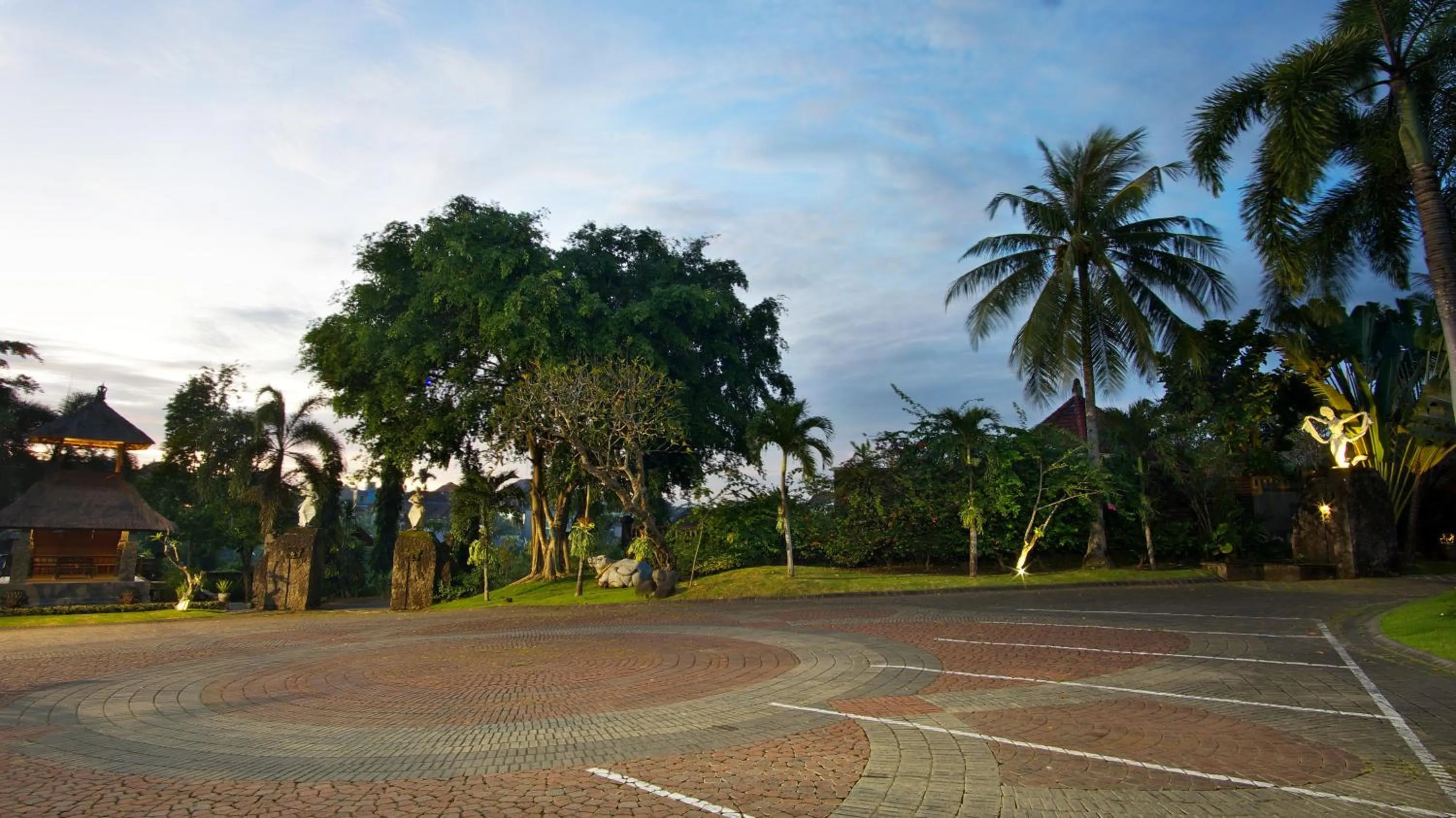 Garden in Bumi Linggah Villas Bali