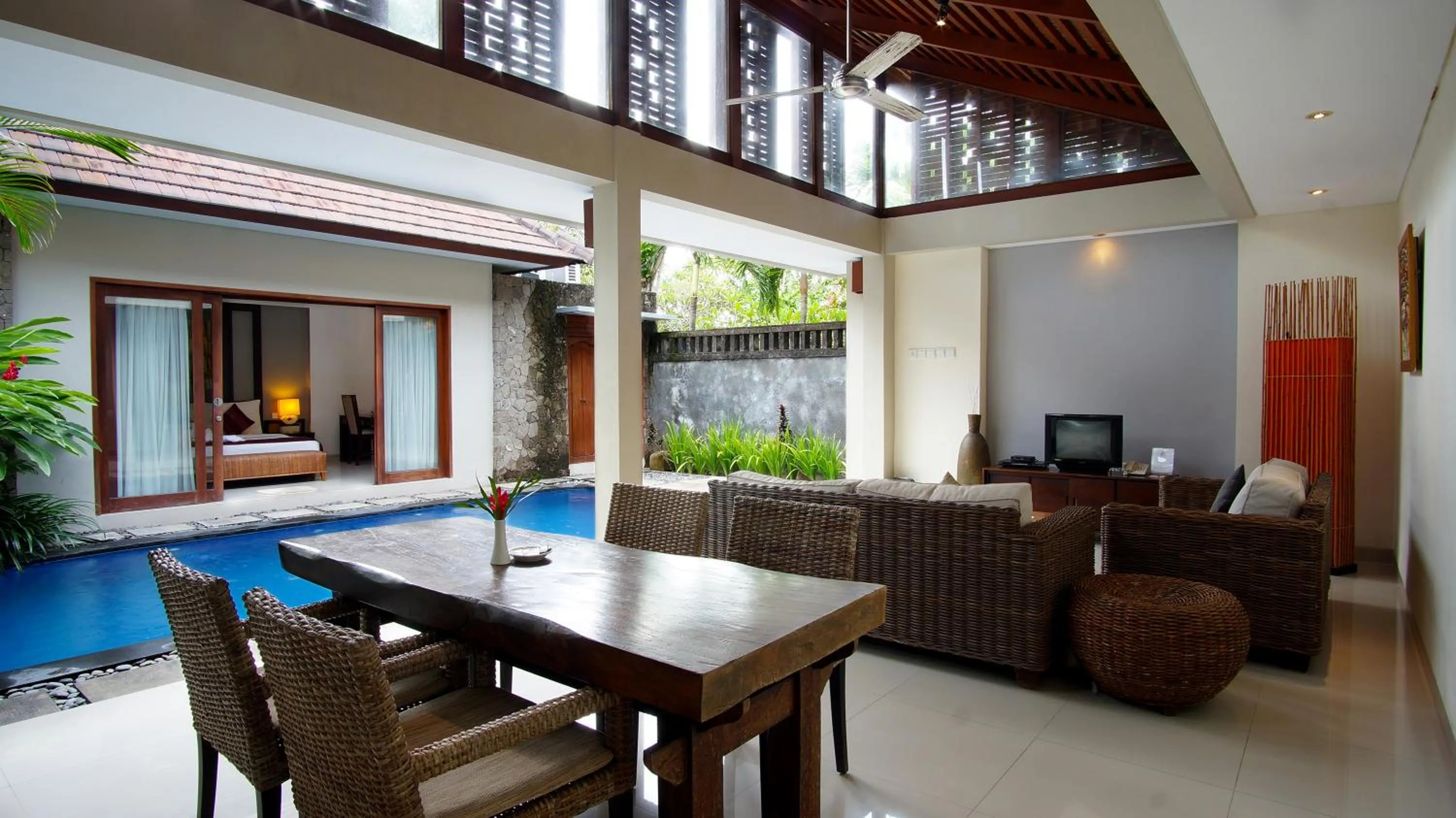 Living room in Bumi Linggah Villas Bali