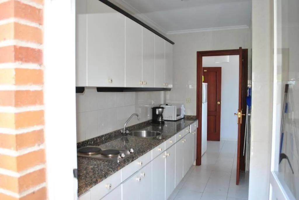 Kitchen or kitchenette in Apartamentos Regollera